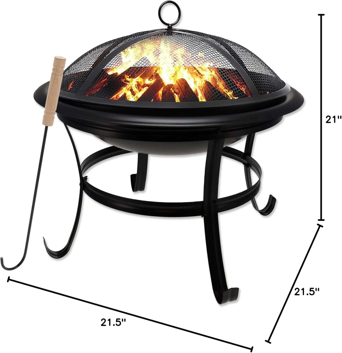 GasOne FP-215 Outdoor-Woodburning-Firepits - View #6