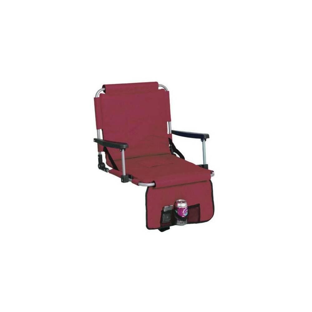 maroon stadium seat