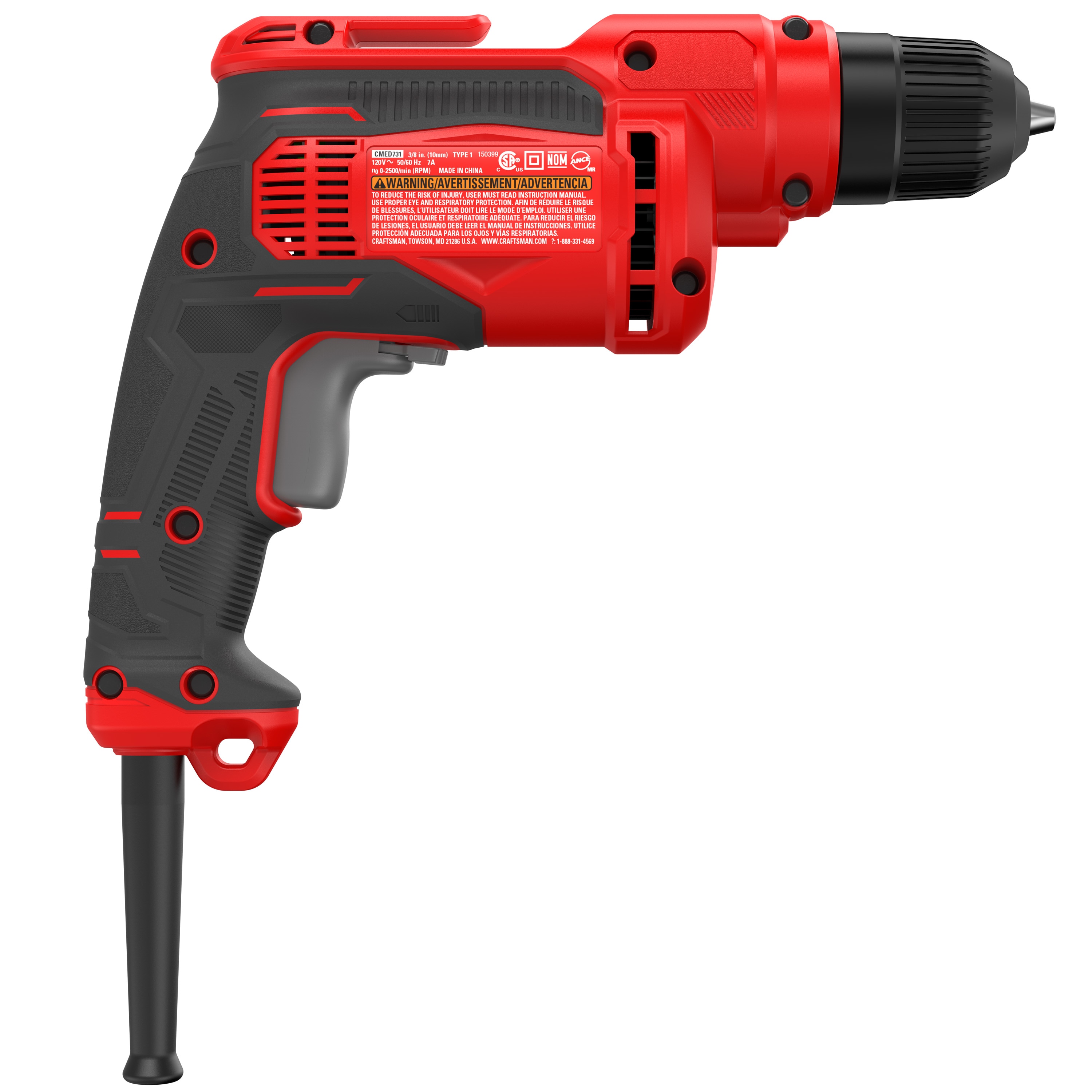 CRAFTSMAN 3/8-in Corded Drill in the Drills department at Lowes.com