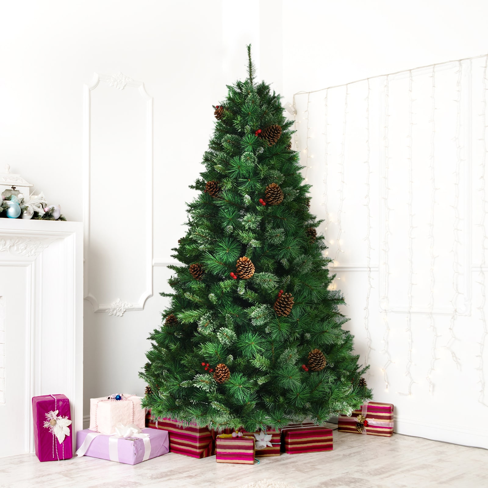 WELLFOR CM-HFY-23529US Artificial-Christmas-Trees - View #8