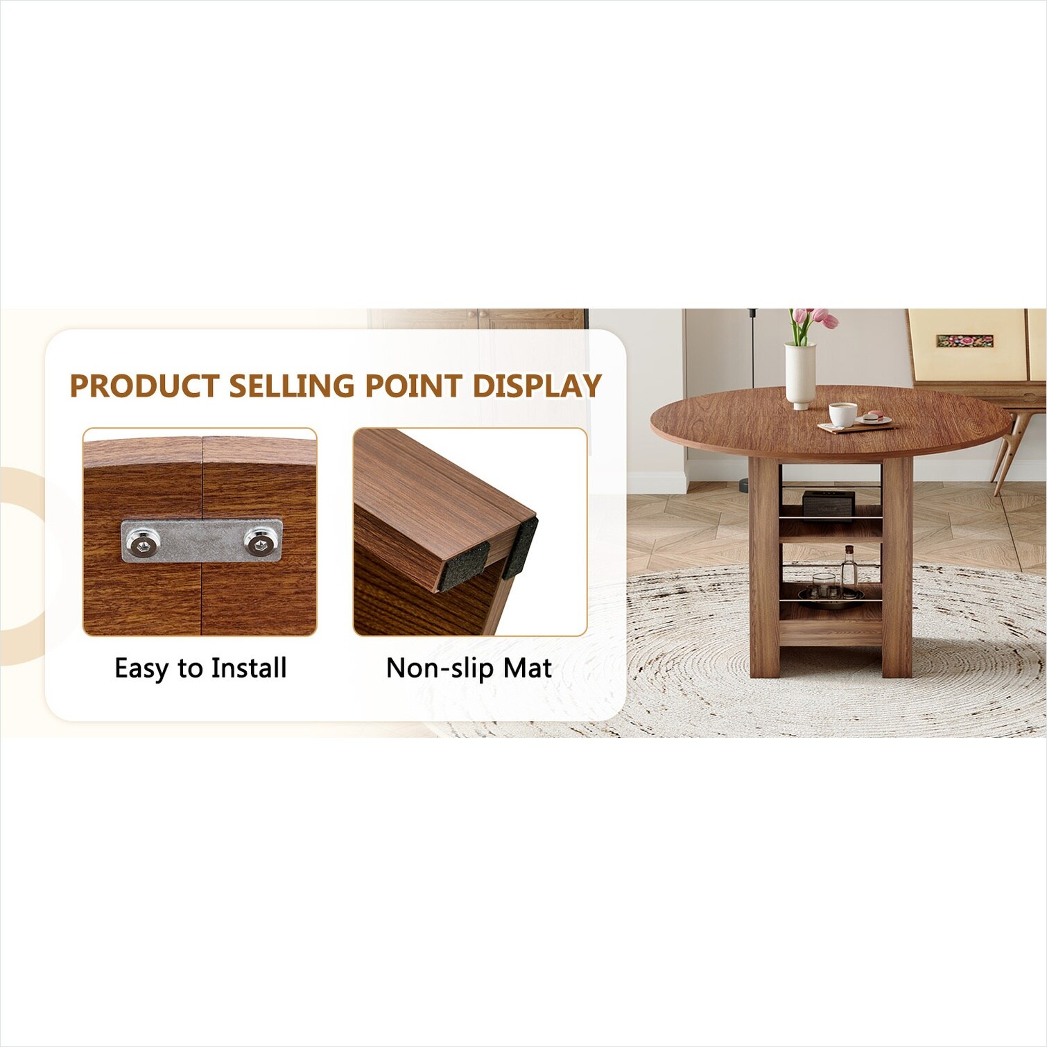 Naturefalls K07M74AE7L3S Dining-Tables - View #3