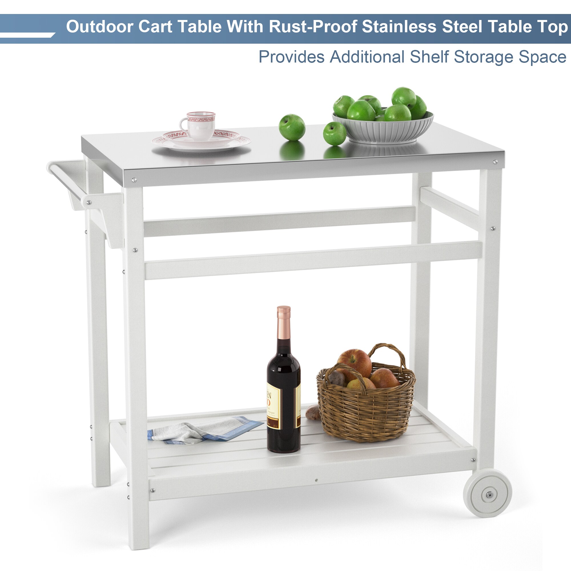 Poly furniture KC-SS01-WT Grill-Carts-Grill-Stands - View #3