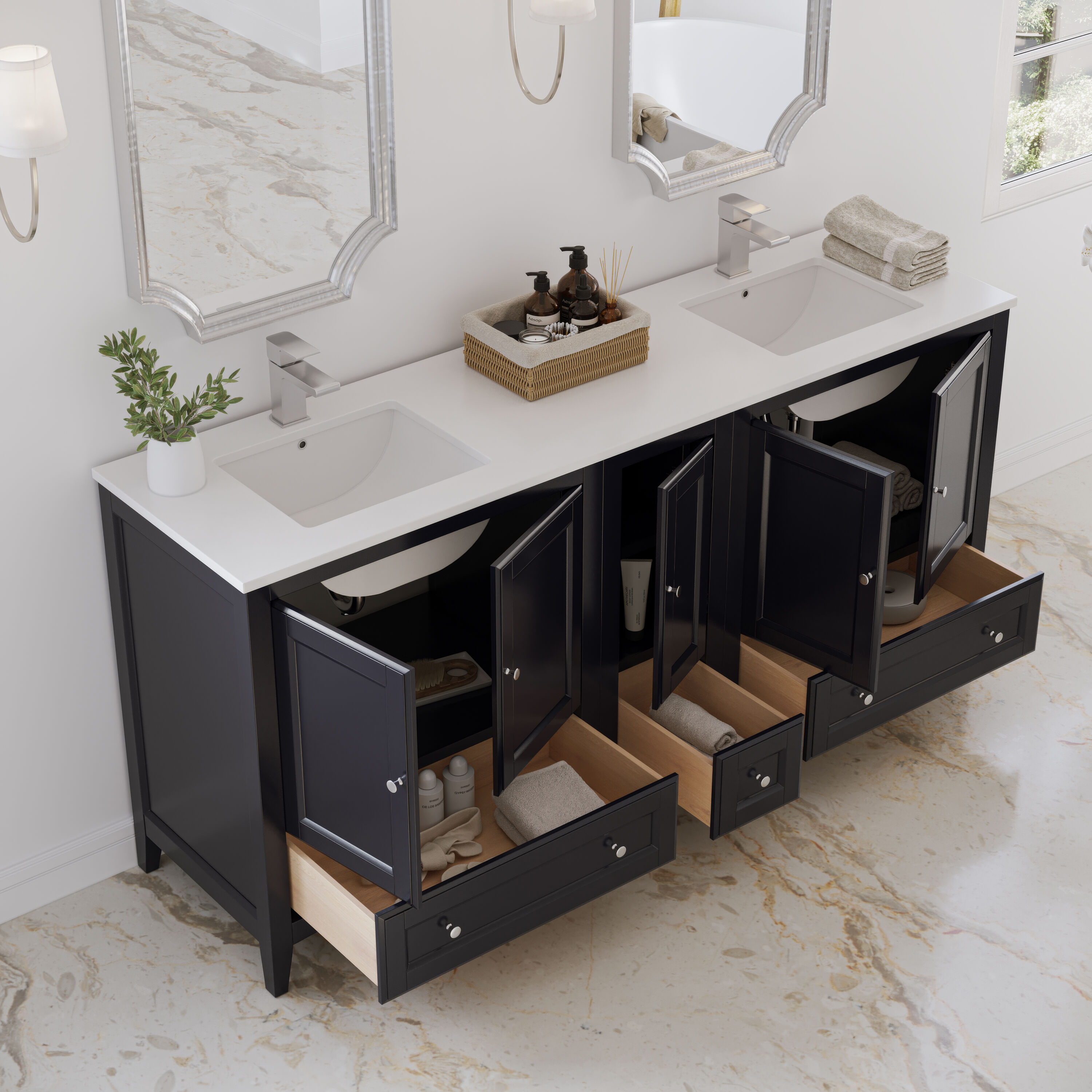 Fresca FCB20-301230ES-CWH-U Bath-Vanity-Combo - View #3