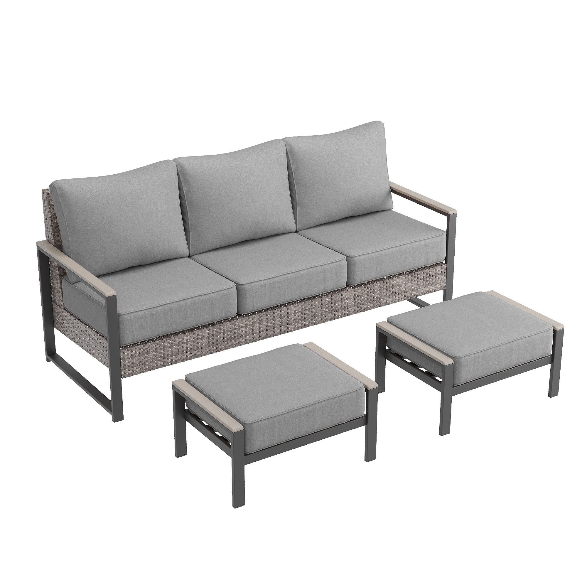 Sonkuki SD-R-HGY-120T2 Patio-Conversation-Sets - View #2