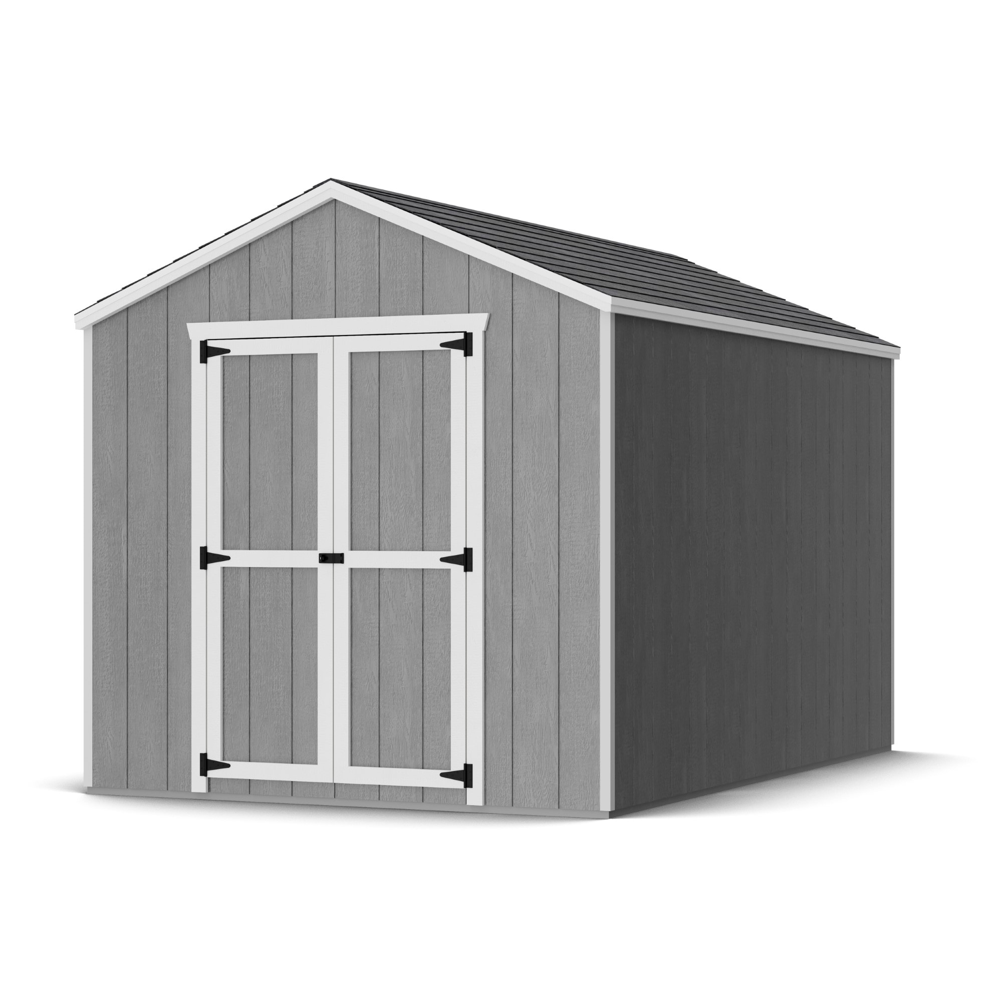 Little Cottage Co 8X12 VGS-PC Value Gable 8-ft x 12-ft Gable Style Wood Outdoor Storage Shed with 2 Doors