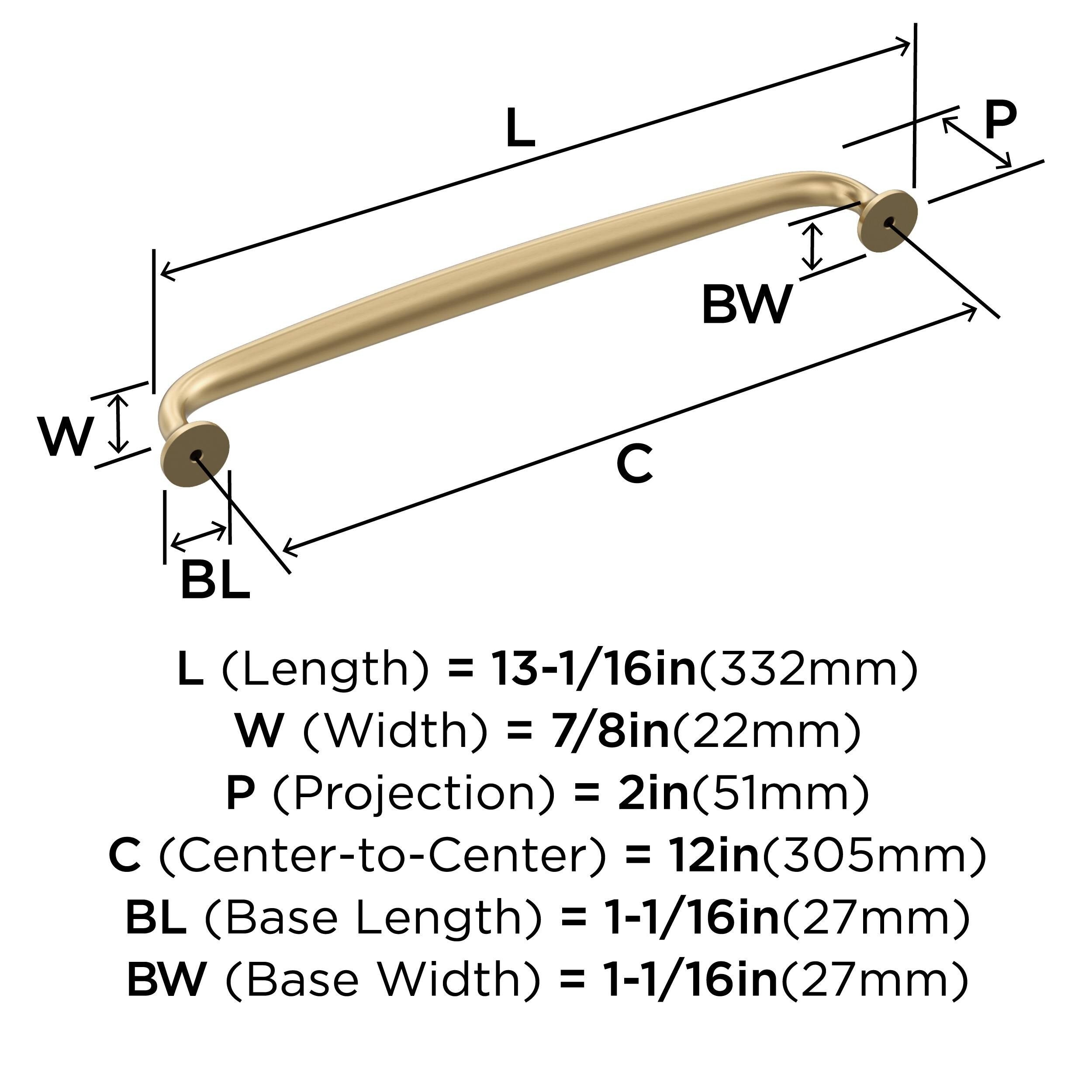 Amerock BP54055CZ Cabinet-Pulls - View #5