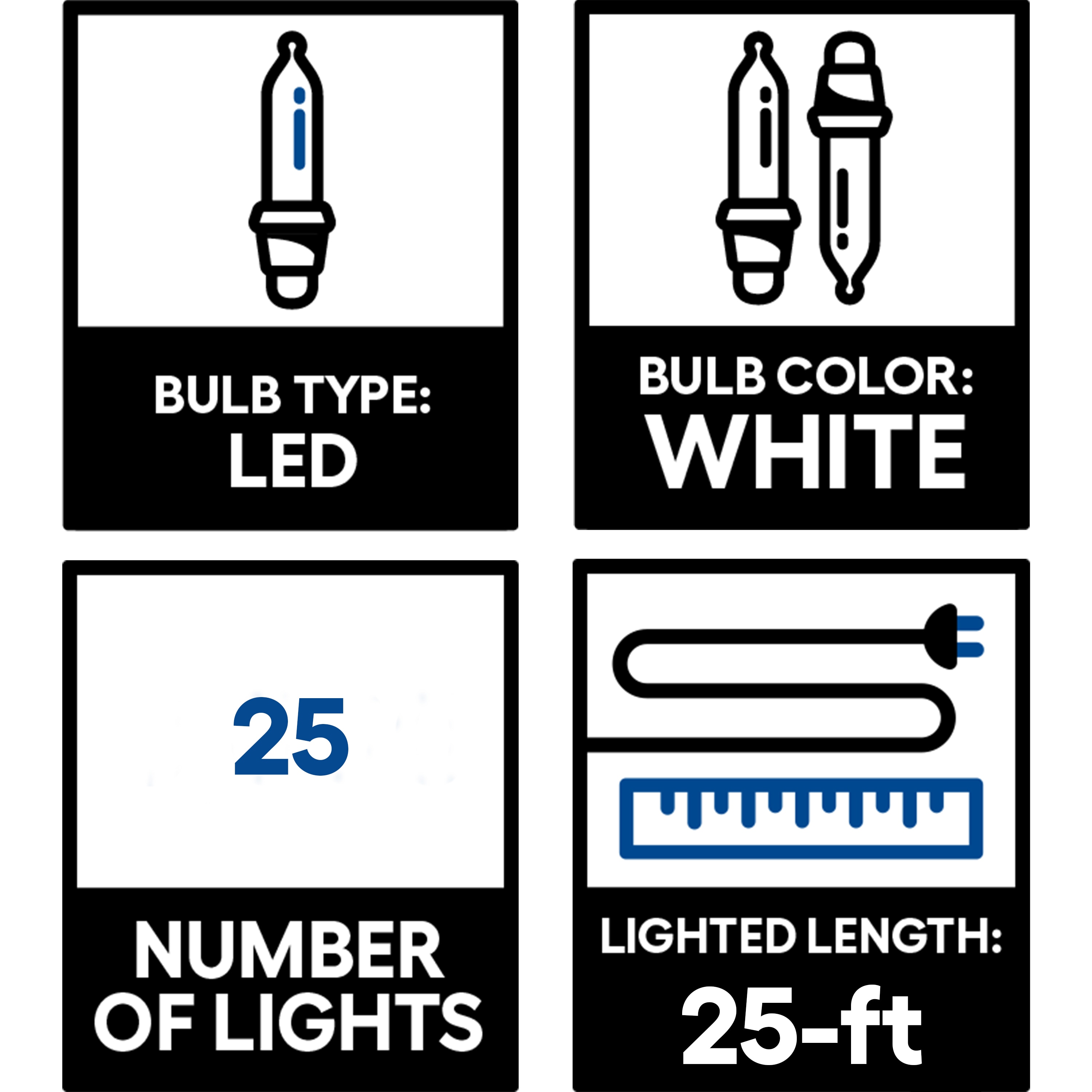 Wintergreen Lighting 77701 Christmas-String-Lights - View #2
