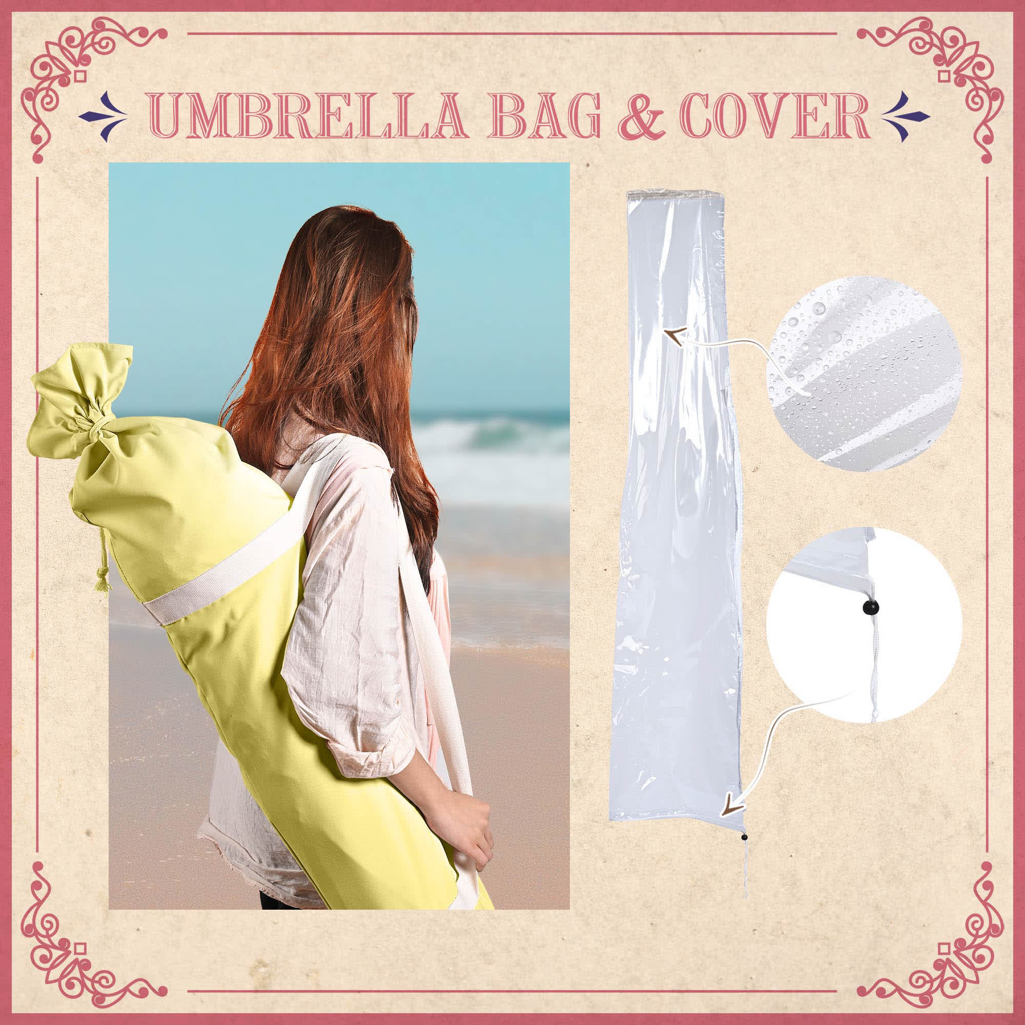 LAGarden 07LAU001-PS6-01-LO Beach-Umbrellas - View #6