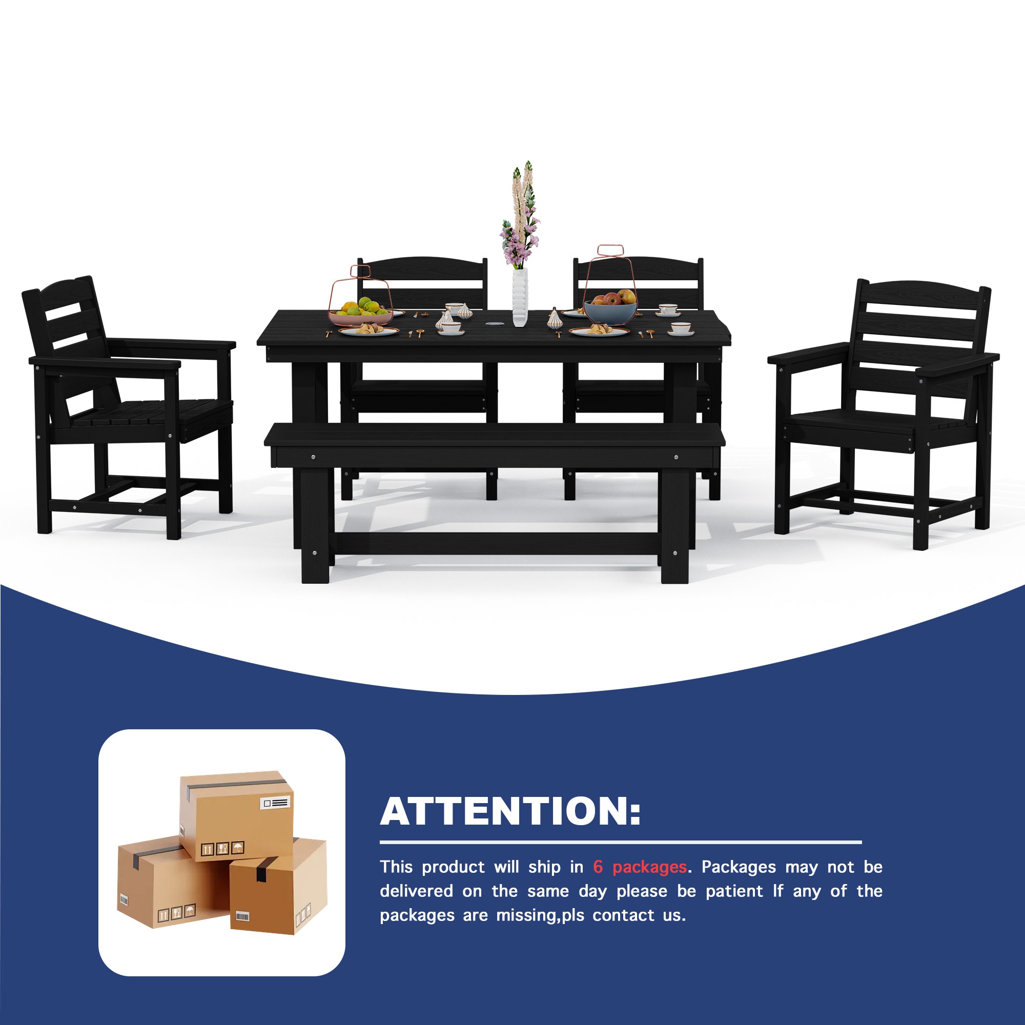 JEAREY PEJYCZY06-BK Patio-Dining-Sets - View #4