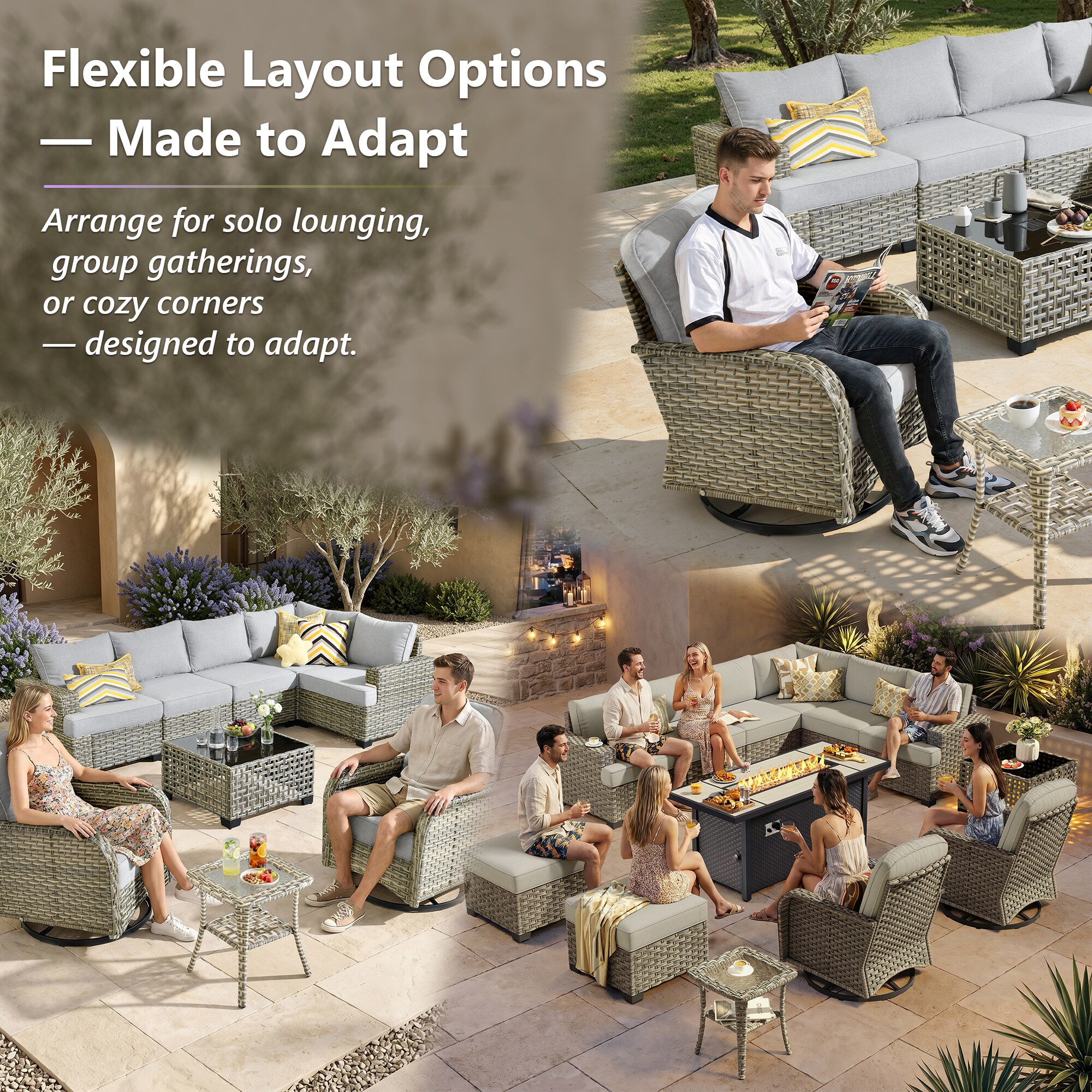 Pouuin SVYZBS400-6 Patio-Conversation-Sets - View #8