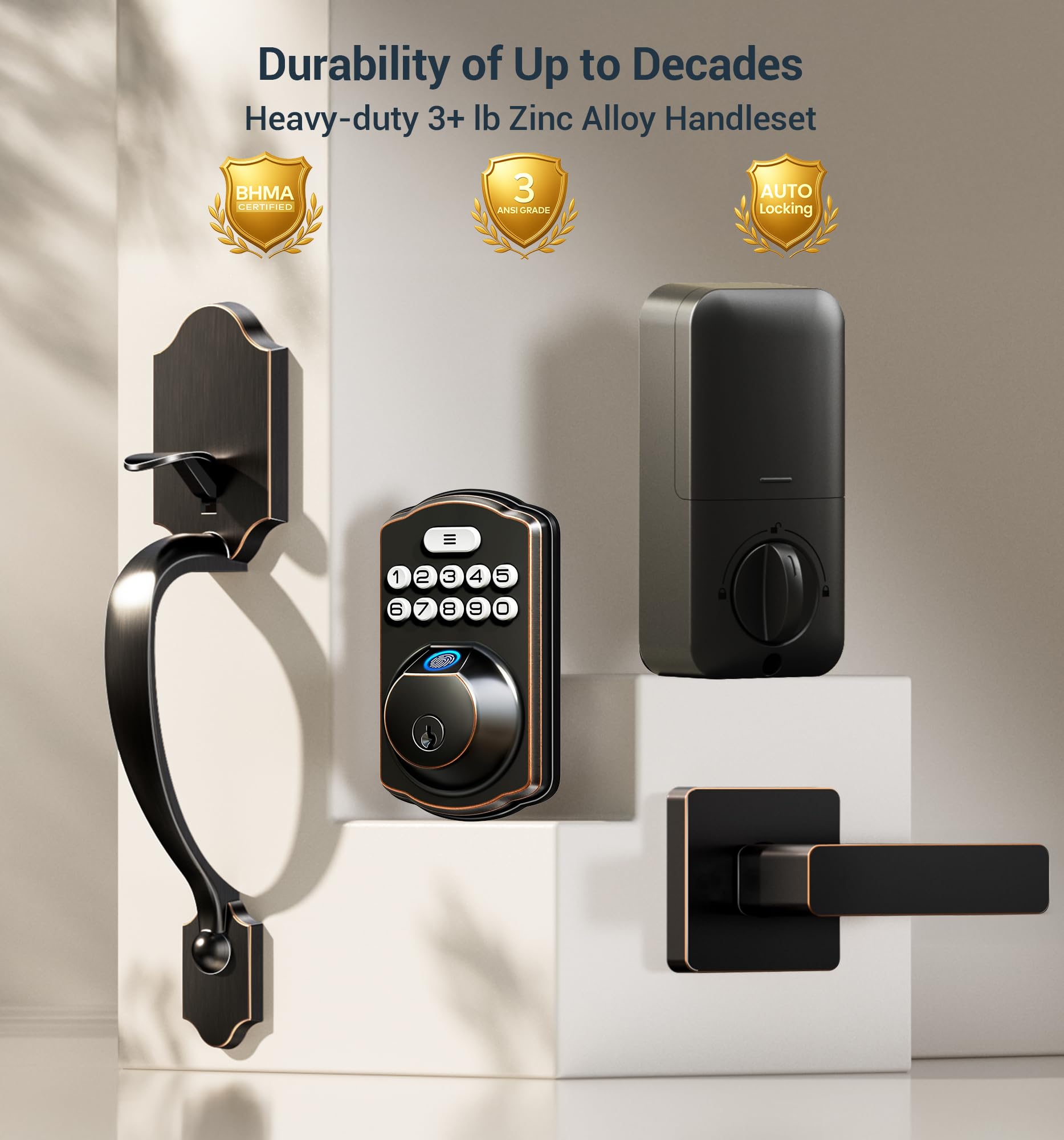 Afoxsos LAF0804F194 Electronic-Door-Locks - View #6