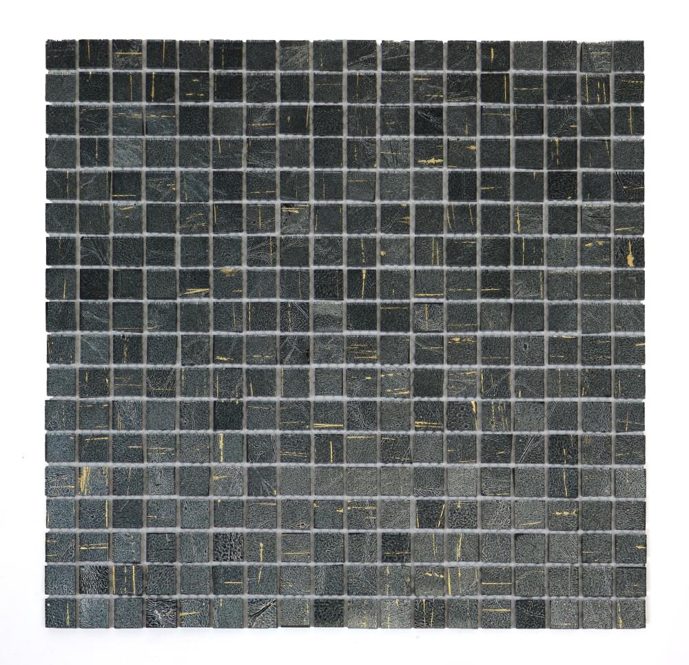 Solistone 9107 Micro Folia Glass 10-Pack Amethys 11-in x 11-in Polished Glass Uniform Squares Wall Tile