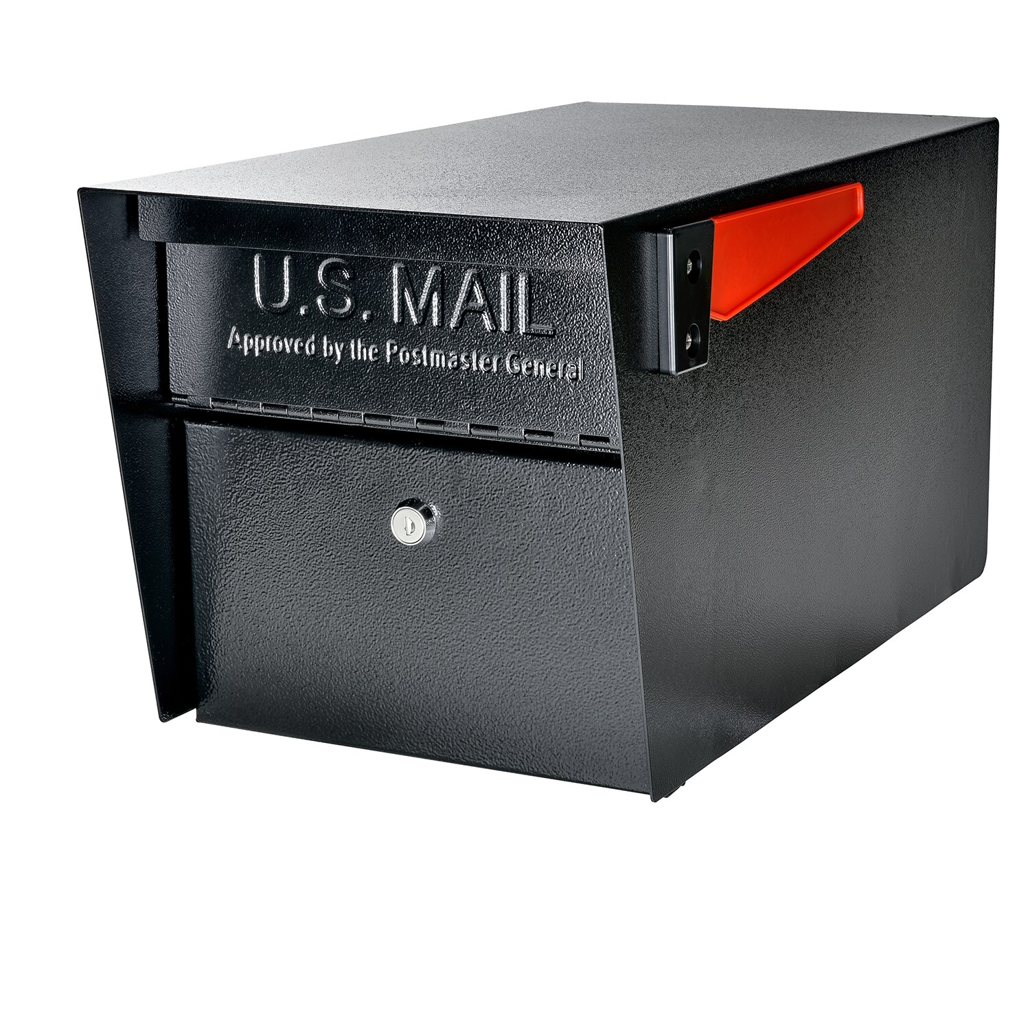 BLACK XXL HUGE MAIL Post Box for Gates and Fences mailbox outdoor 