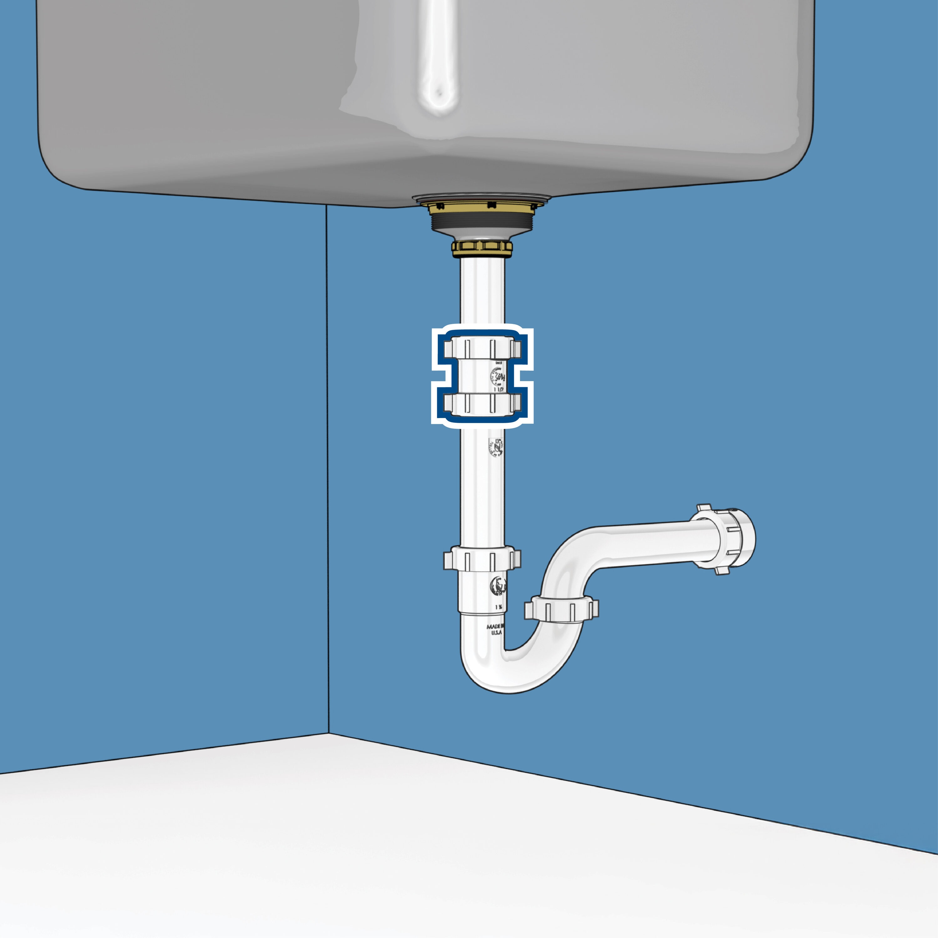 Dearborn 1000000606 Under-Sink-Tubular-Drainage - View #5