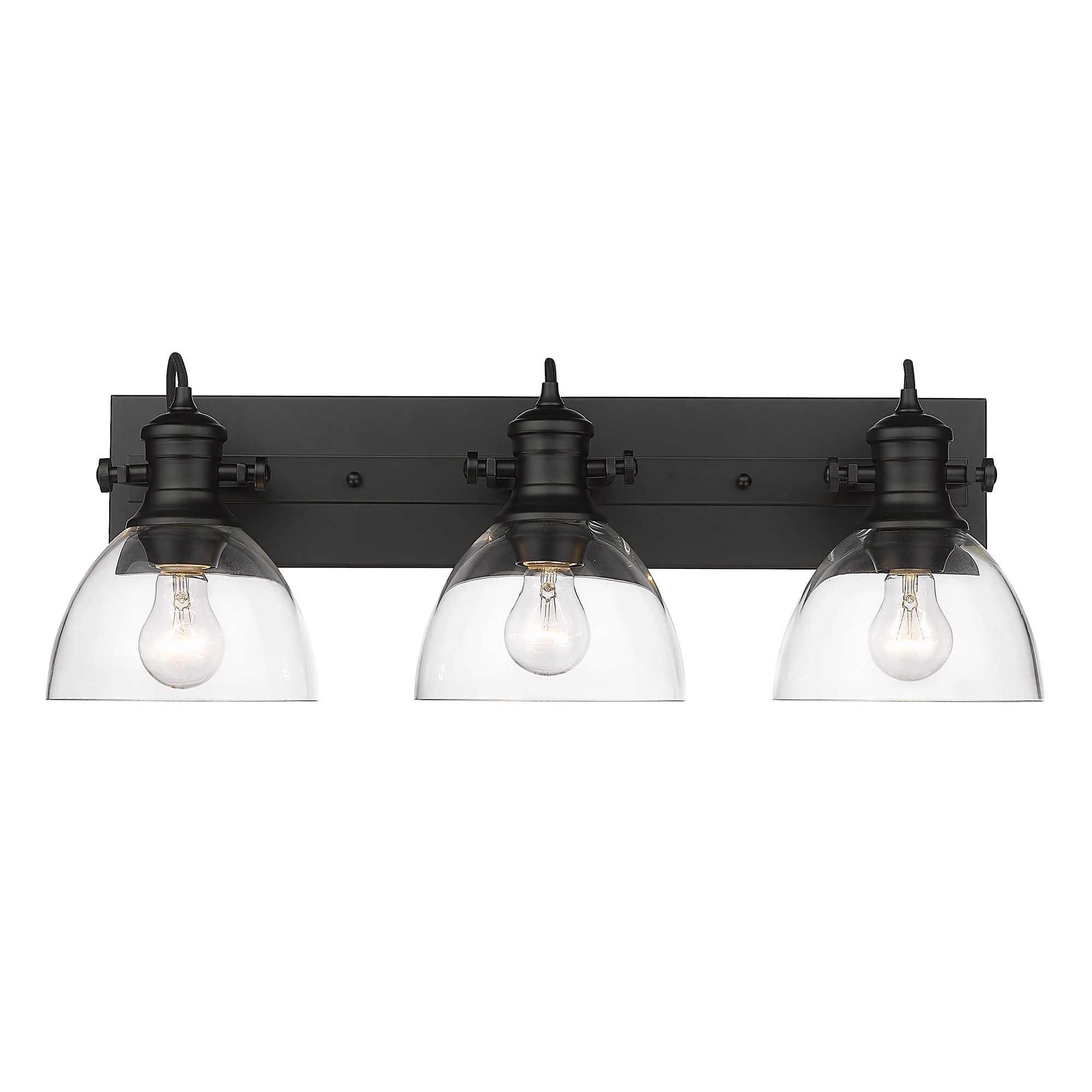 Golden Lighting 3118-BA3 BLK-CLR b089995 - View #3