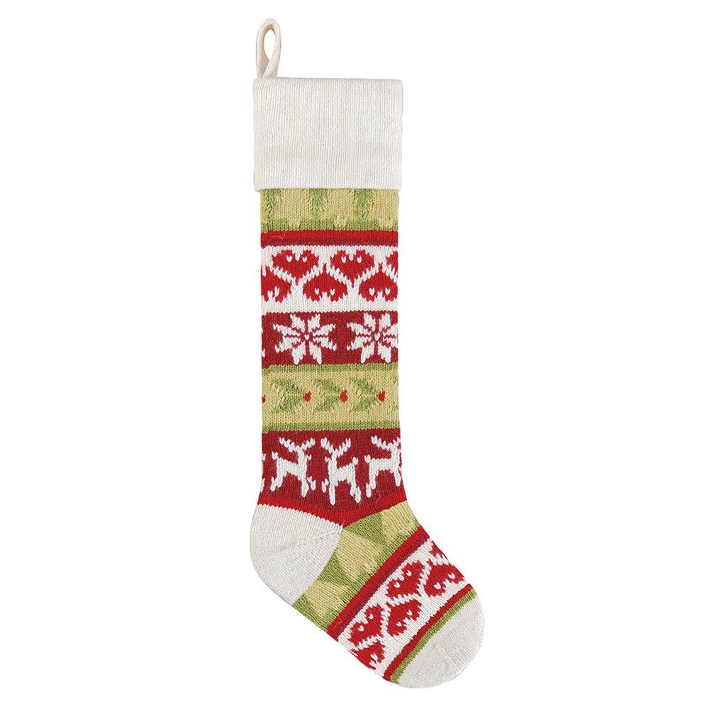 C&F Enterprises 27.5-in Multiple Colors Knit Christmas Stocking in the