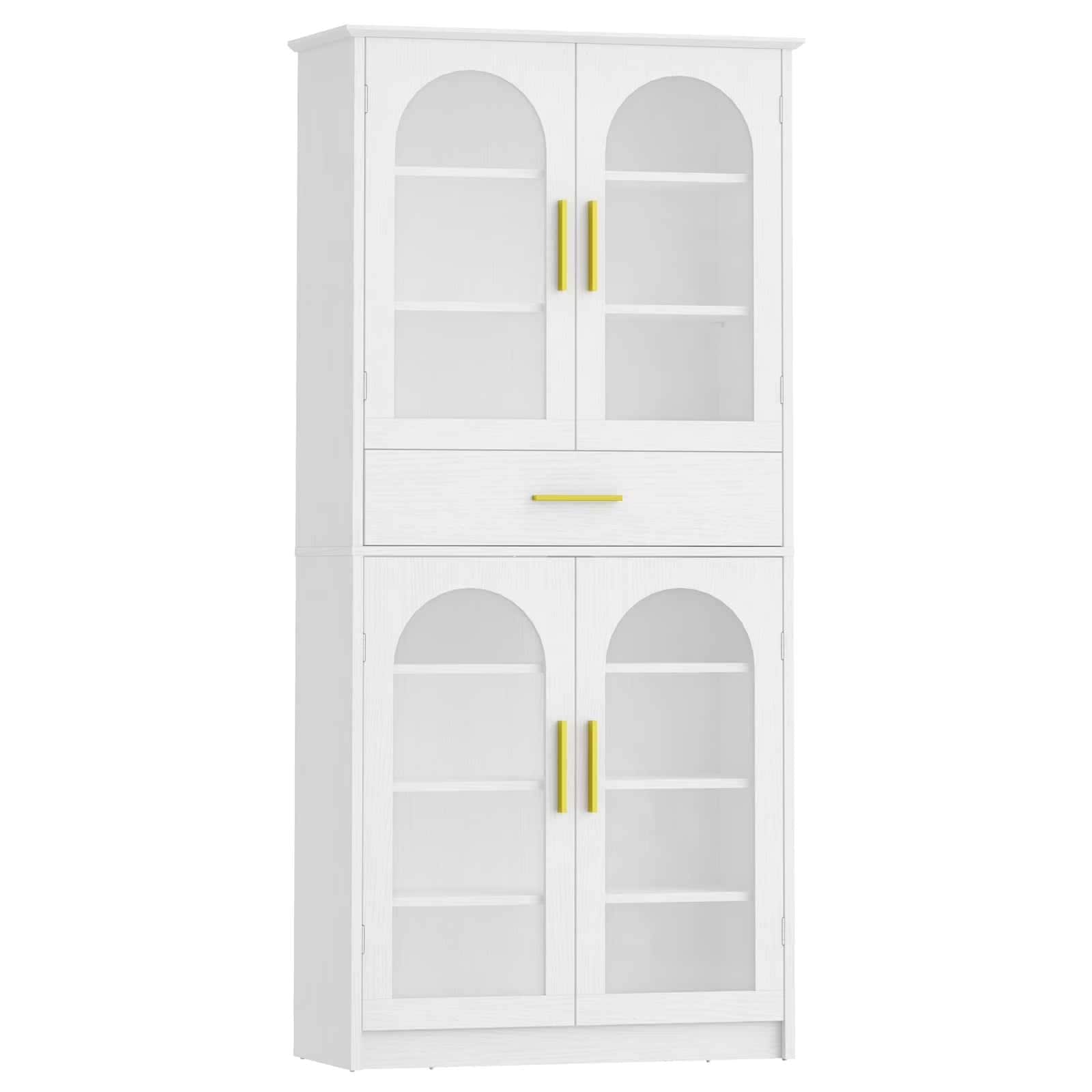 Slickblue Modern Shoe Storage Cabinet with Light Strip and Storage Drawer for Entryway Hallway or Bedroom Use