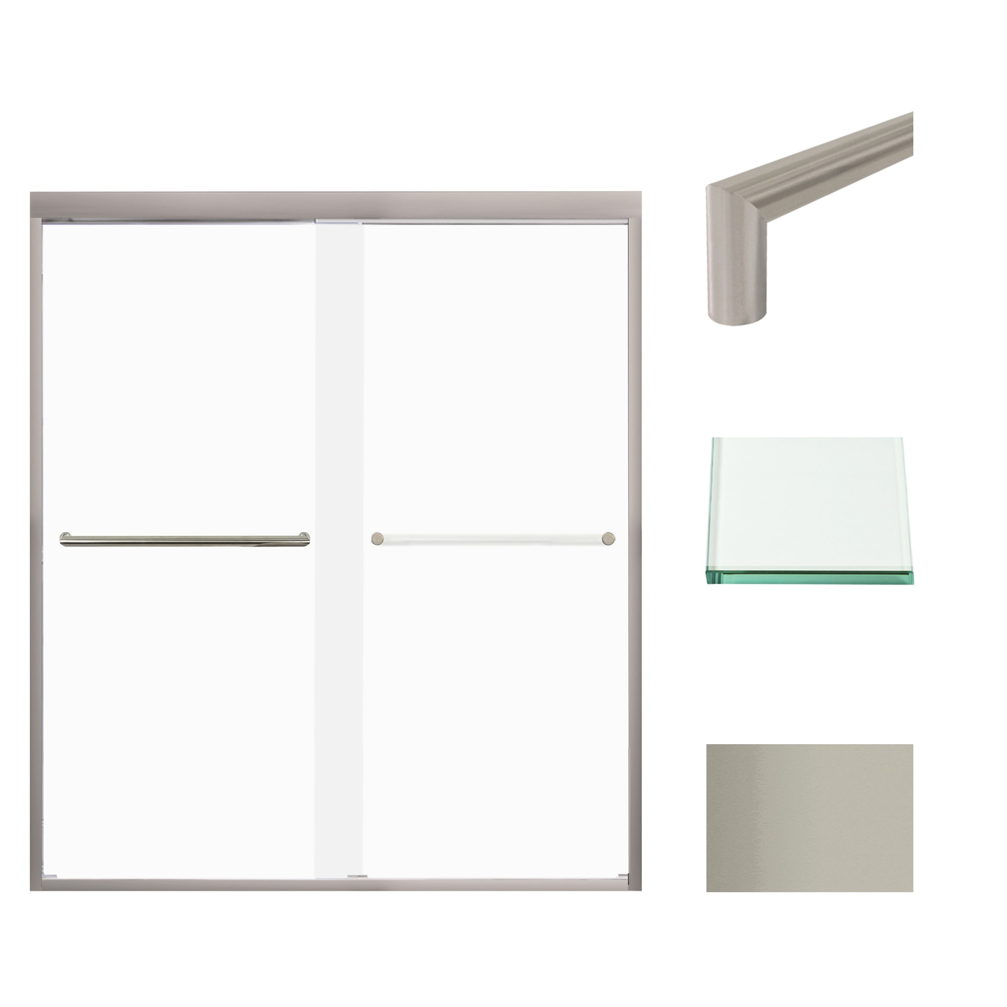 Transolid FBPT607008F-T-BN Shower-Doors - View #2