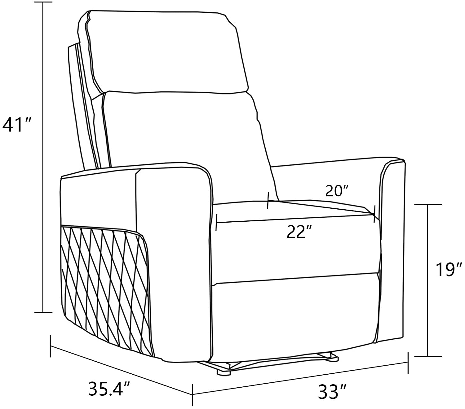 CASAINC CR0533A001-D148 recliners - View #3