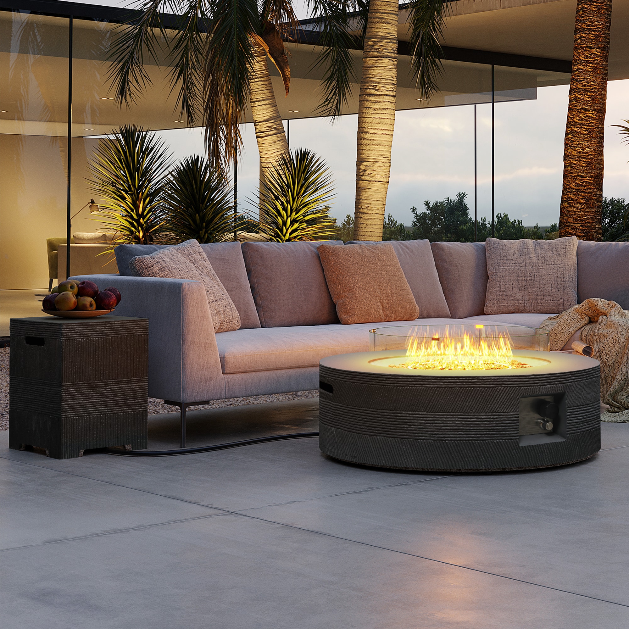 Patio Watcher LS-42MDK-XW-BW Outdoor-Gas-Firepits - View #4