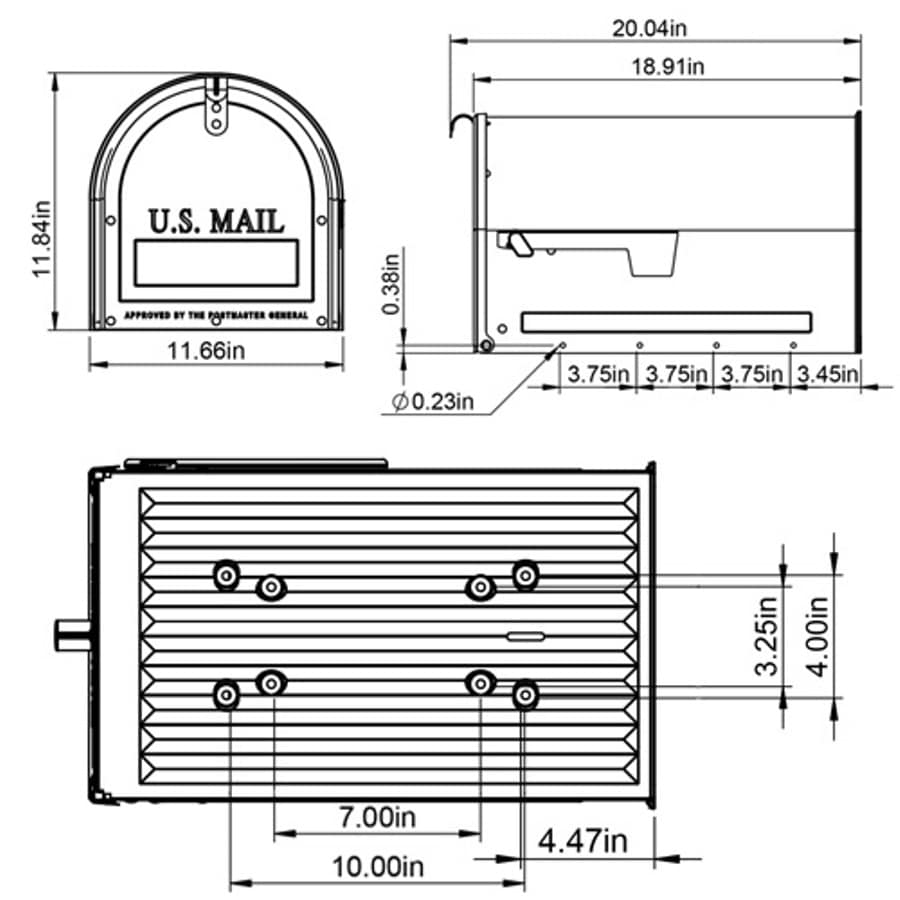Gibraltar Mailboxes MLM16KB1 mailboxes - View #4