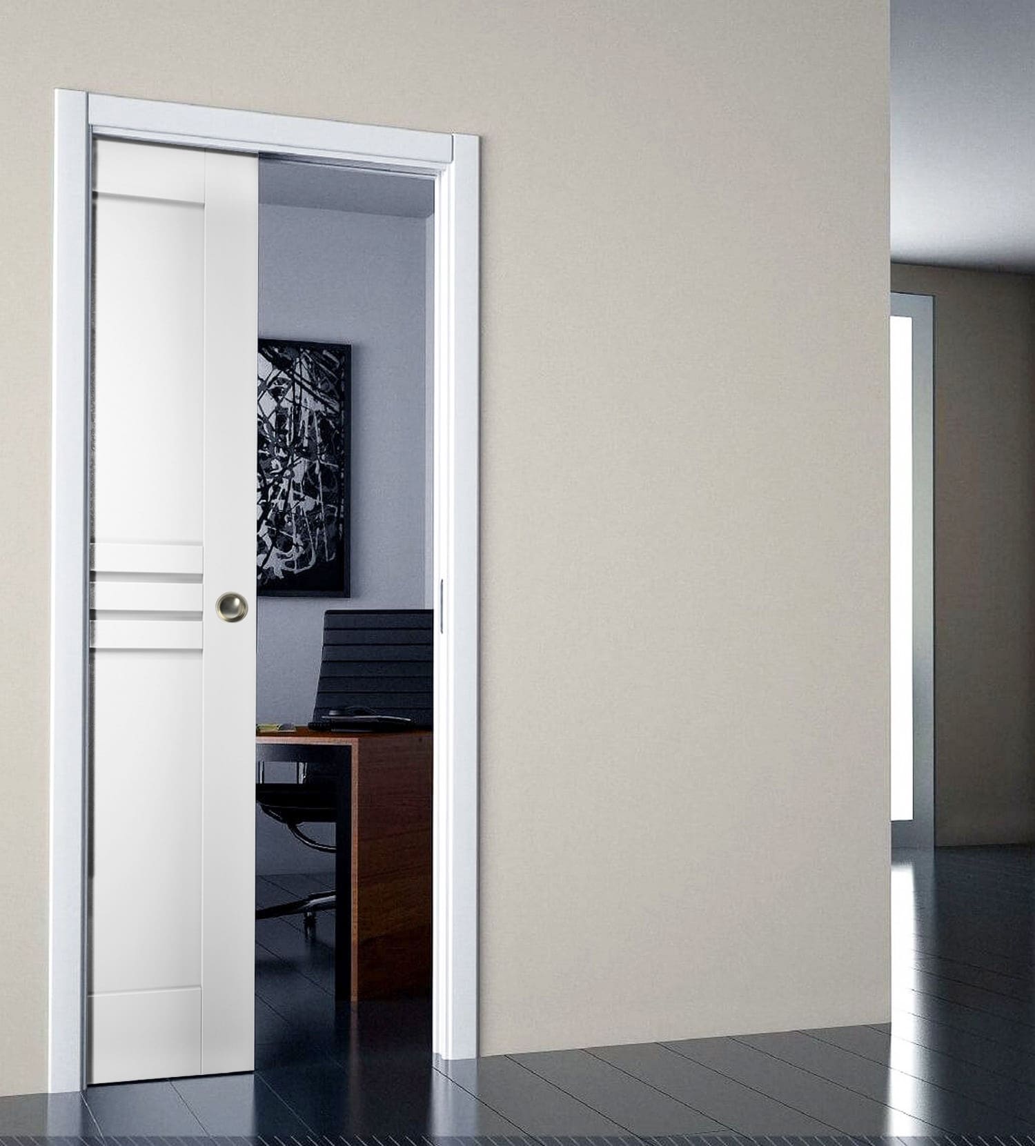 SARTODOORS MELA7444PD-WS-3684 Bifold-Sliding-Closet-Doors - View #6