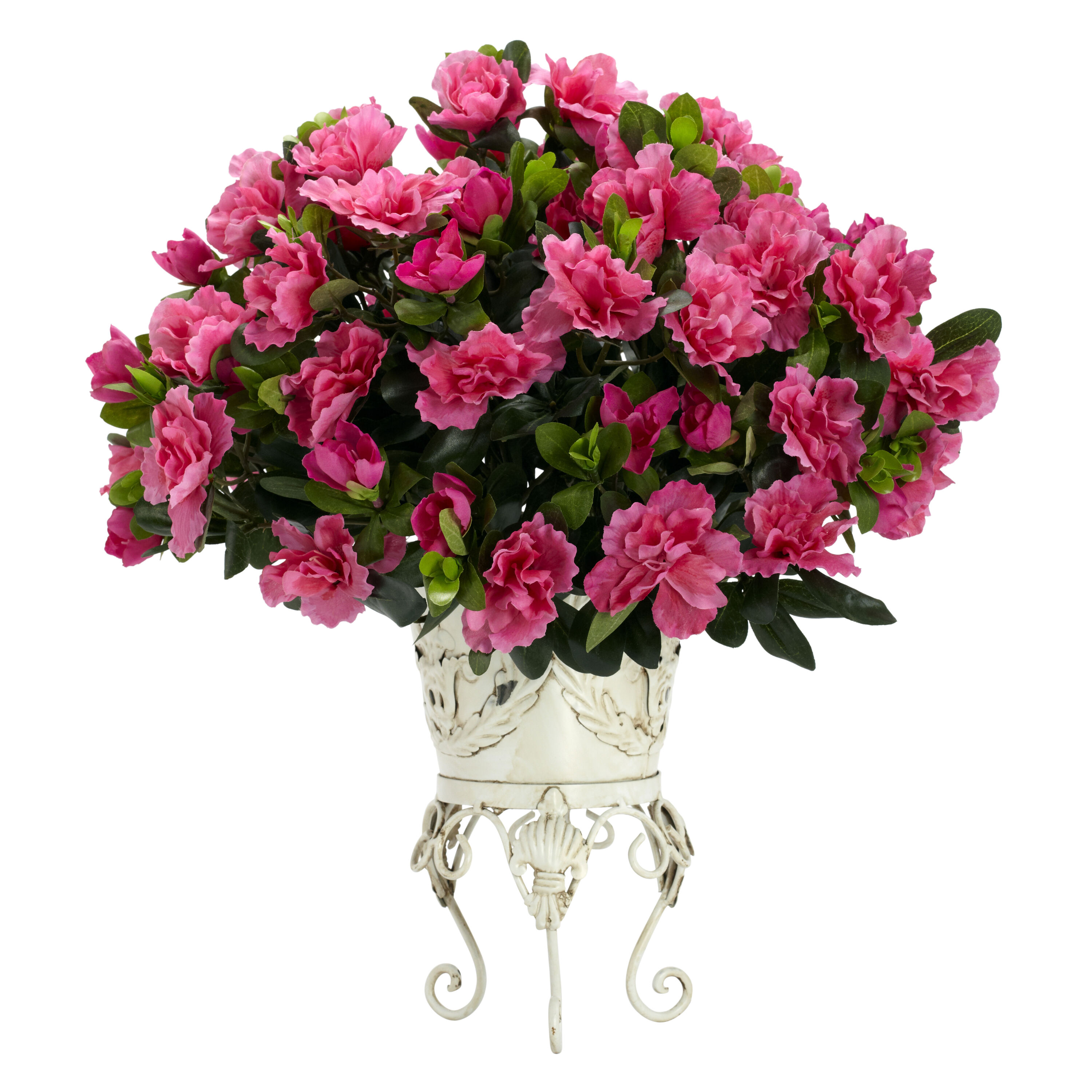  Azalea with Metal Planter Artificial Plant