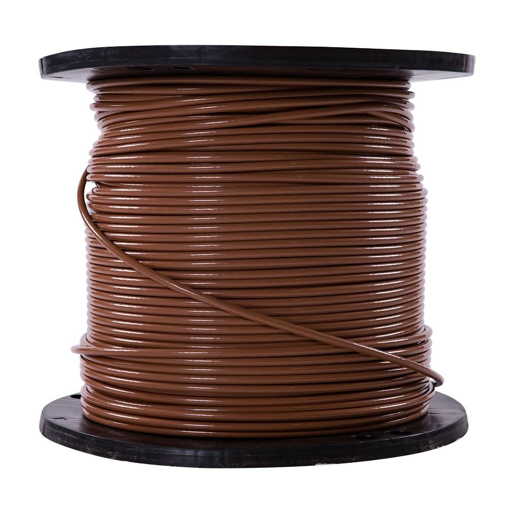 Southwire SIMpull 4-AWG Stranded White Copper THHN Wire (By-the-foot) in  the TFFN & THHN Wire department at