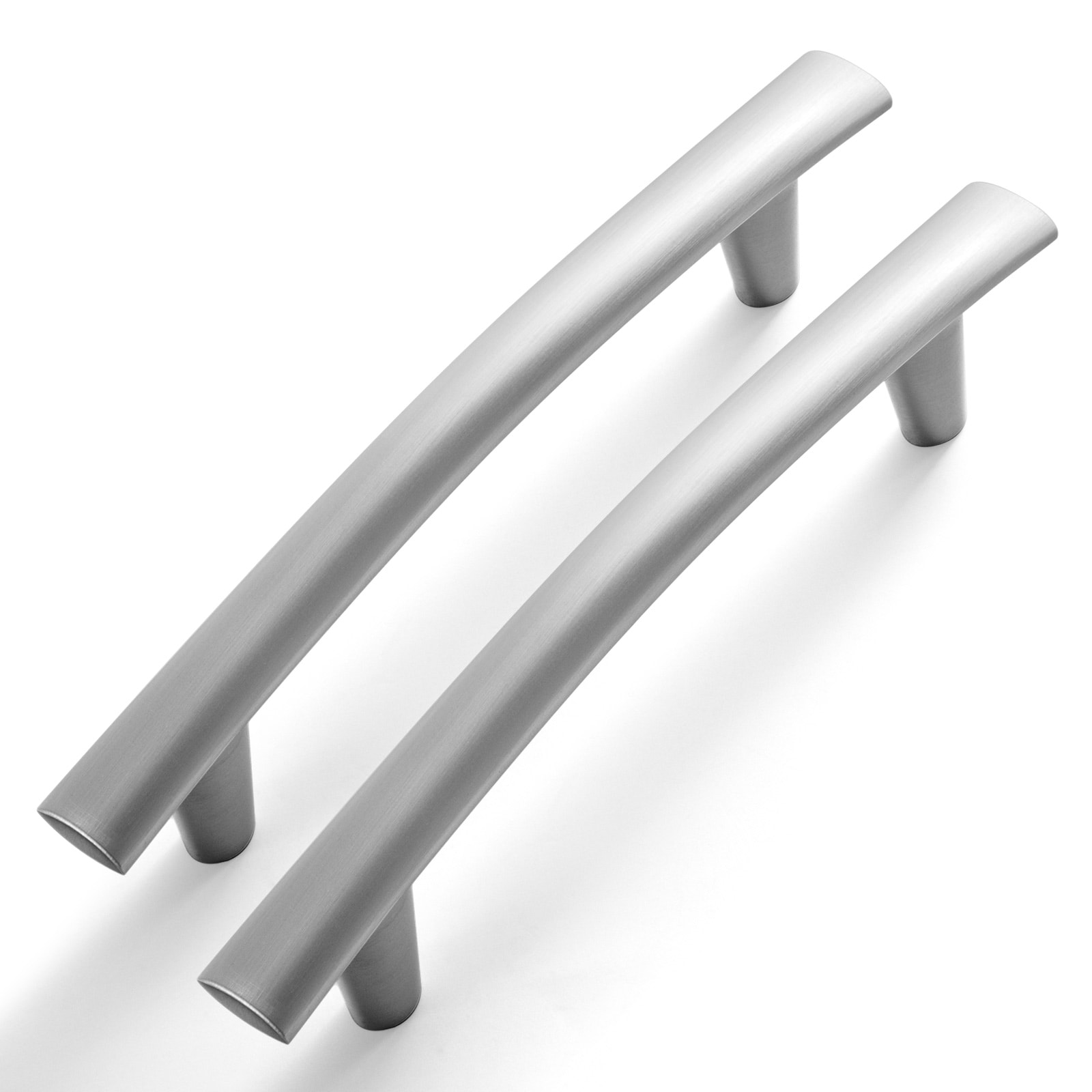 Miaokesen 6626NL-96 3-3/4-in , 96mm Center to Center Brushed Nickel Novelty Bar 6 -Pack