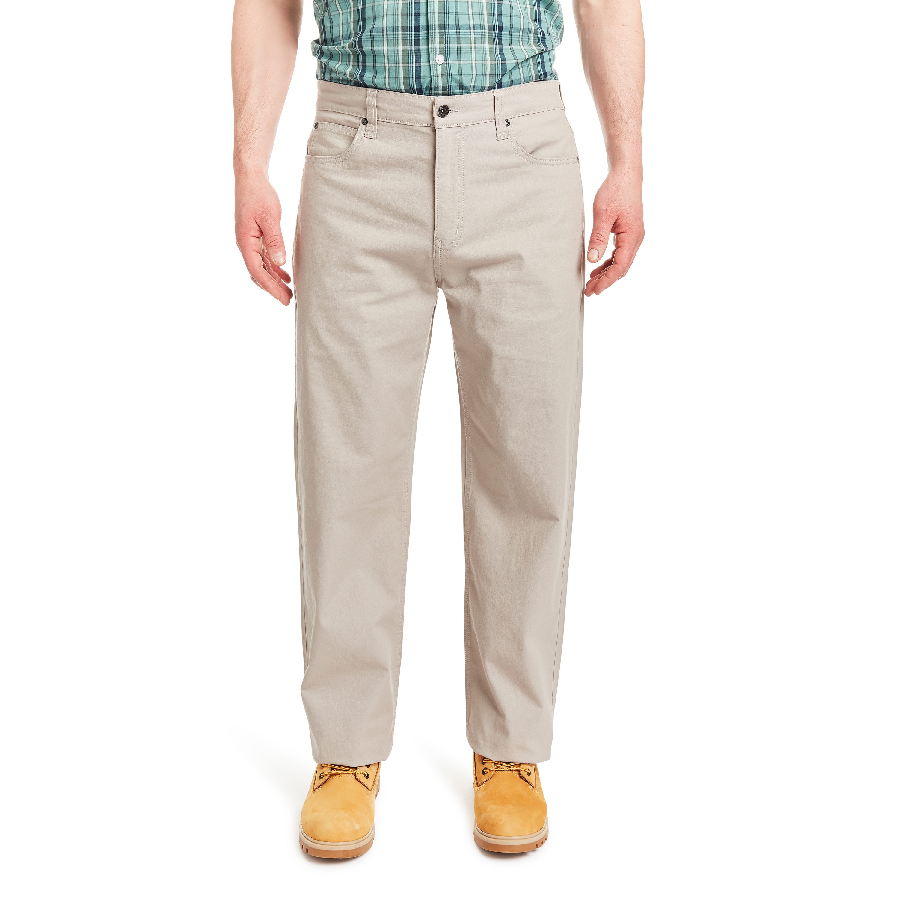 Smith's Workwear Men's Light Stone Canvas Work Pants (40 X 32) in