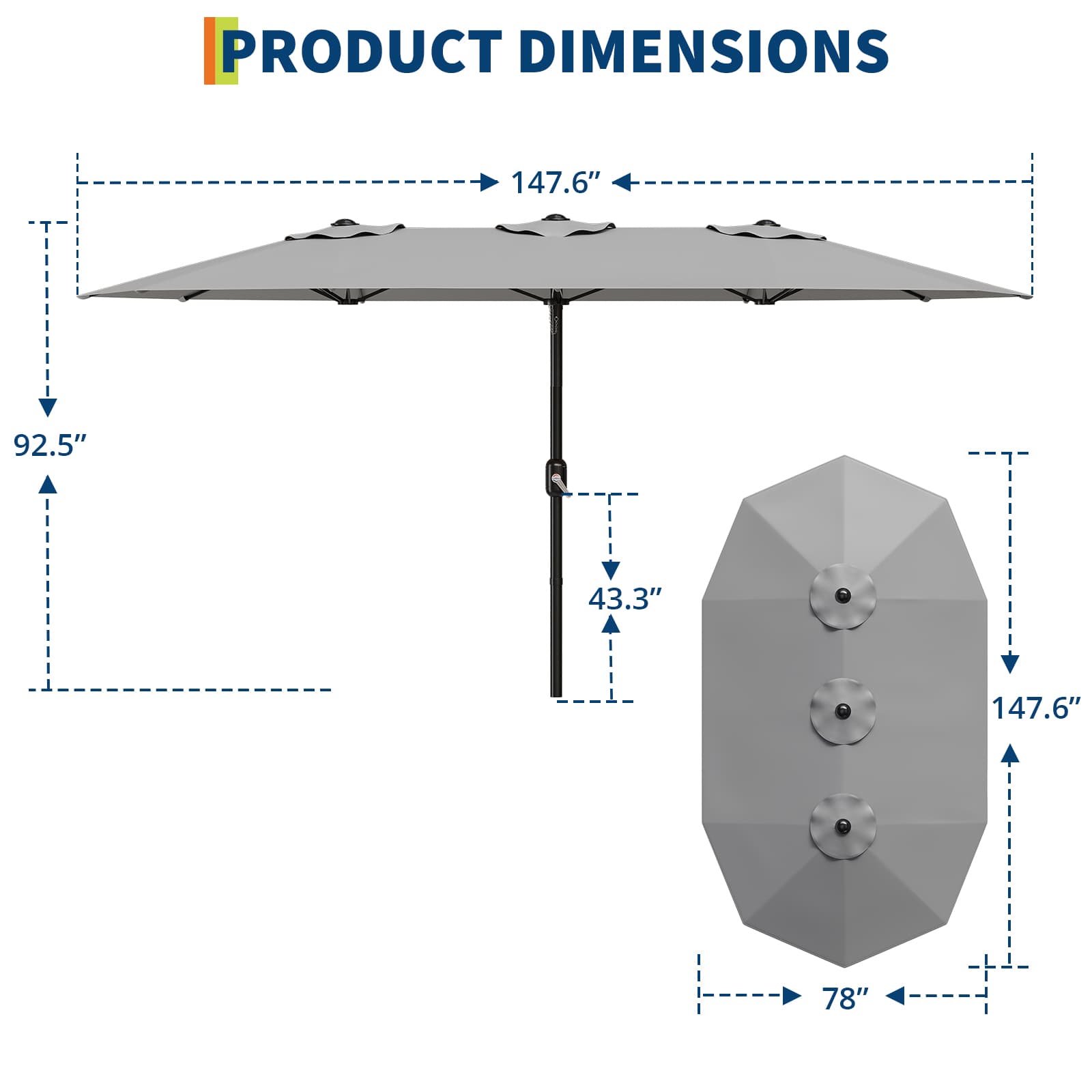 Qeetex SQY-PPG-3353RFEQ Umbrellas-2 - View #3