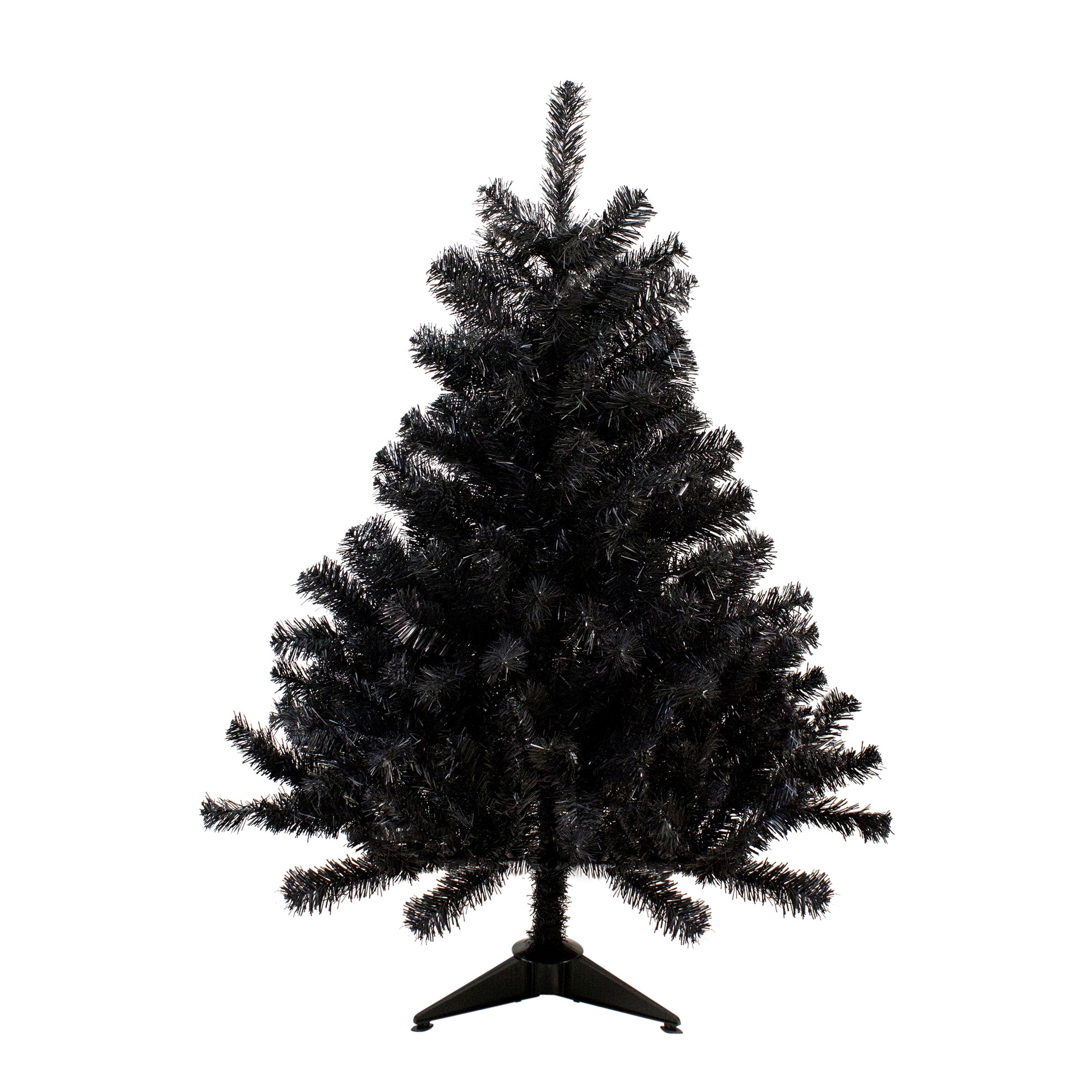 Northlight 33380925 4-ft Colorado spruce Black Artificial Christmas Tree