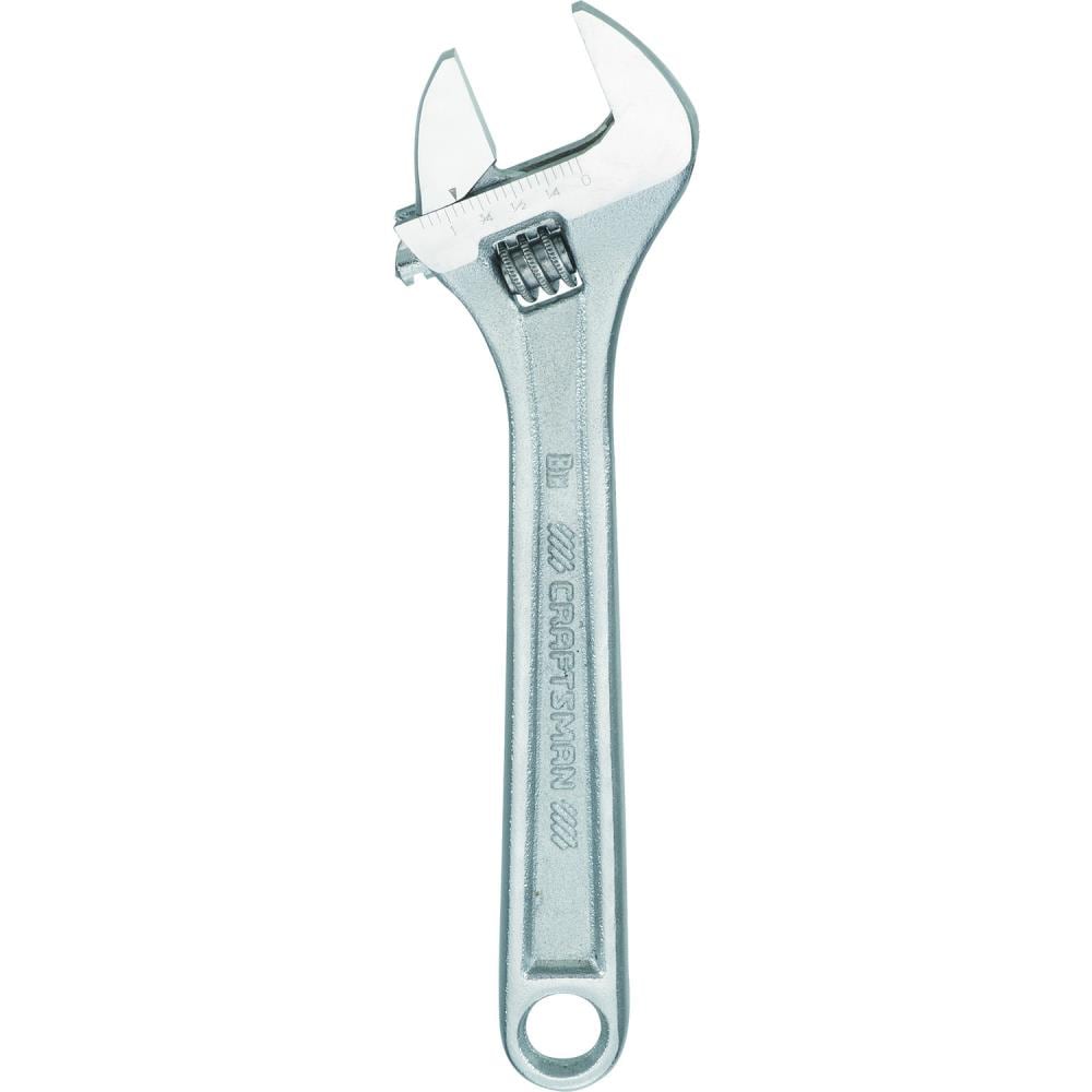 CRAFTSMAN 8-in Steel Adjustable Wrench