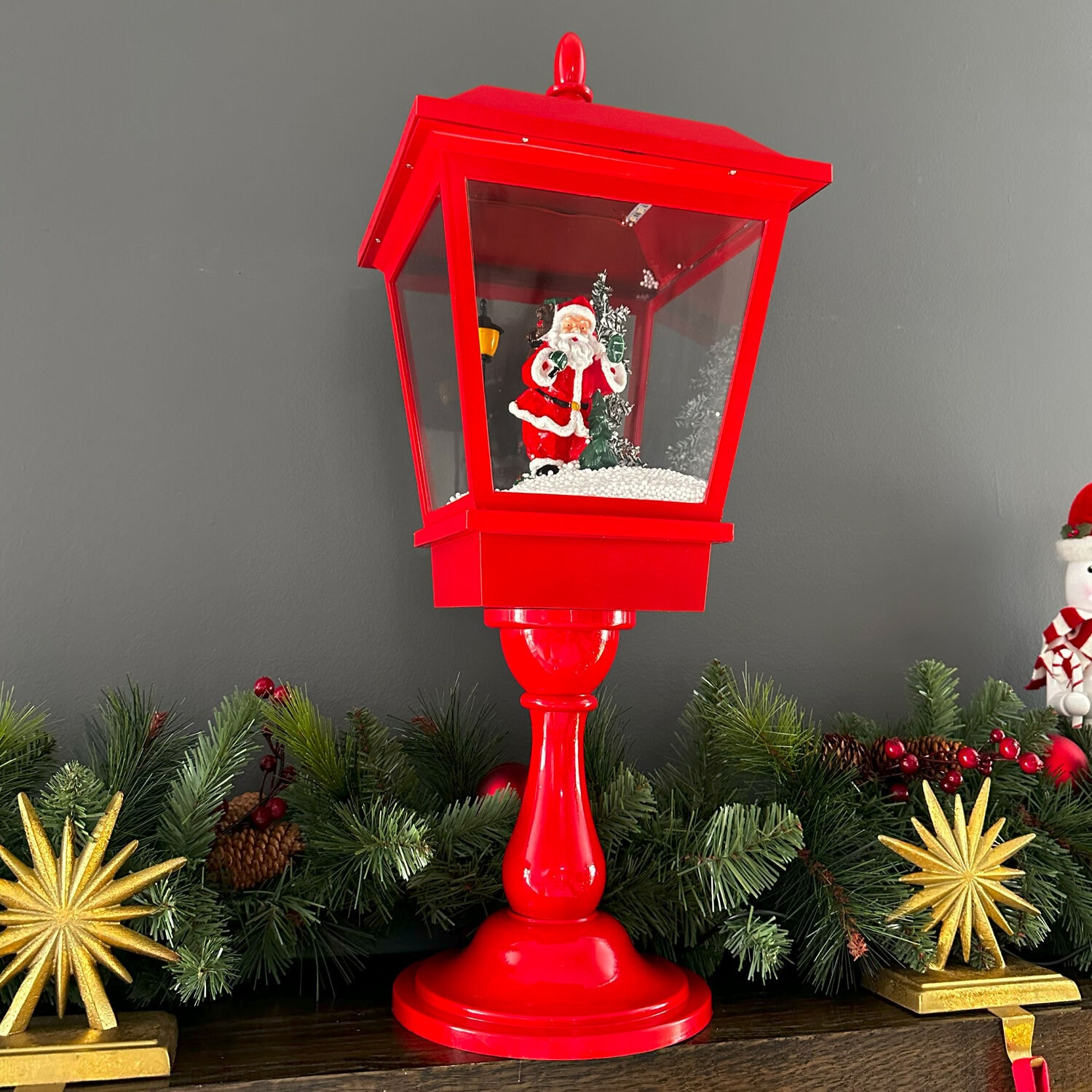Fraser Hill Farm FSTL025SQA-RD Table-Christmas-Decorations - View #8