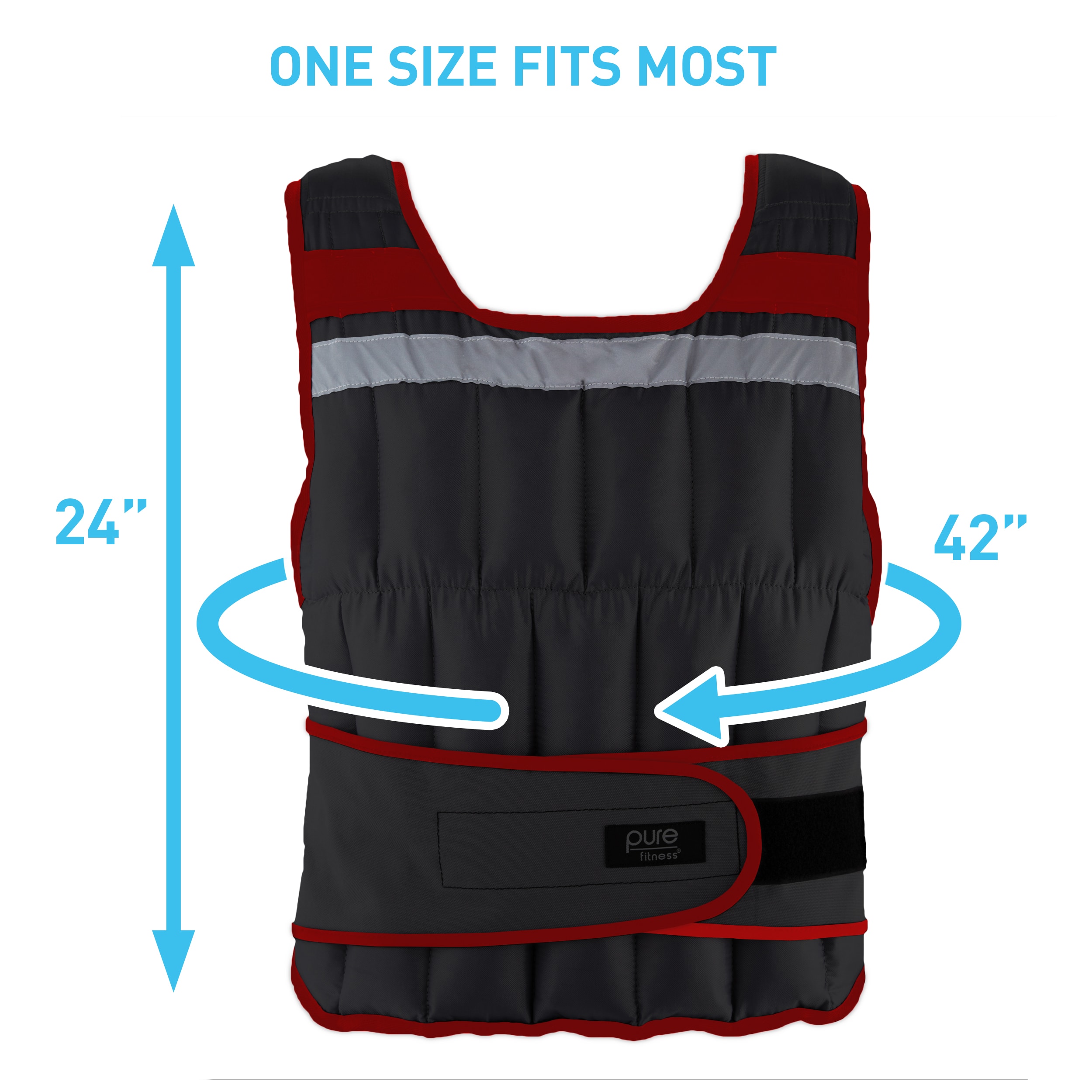 40 lb. Adjustable Weighted Vest