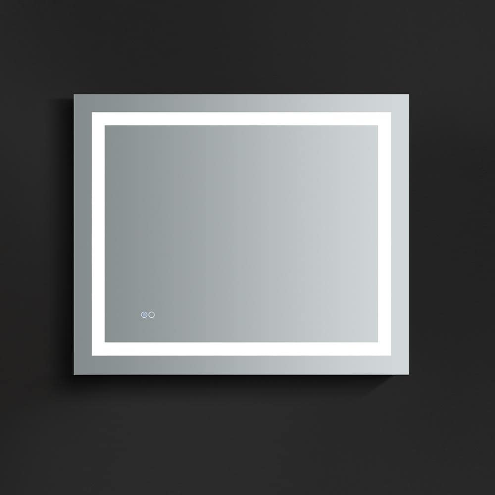 Frameless 36" x 30" Clear LED Bathroom Vanity Mirror