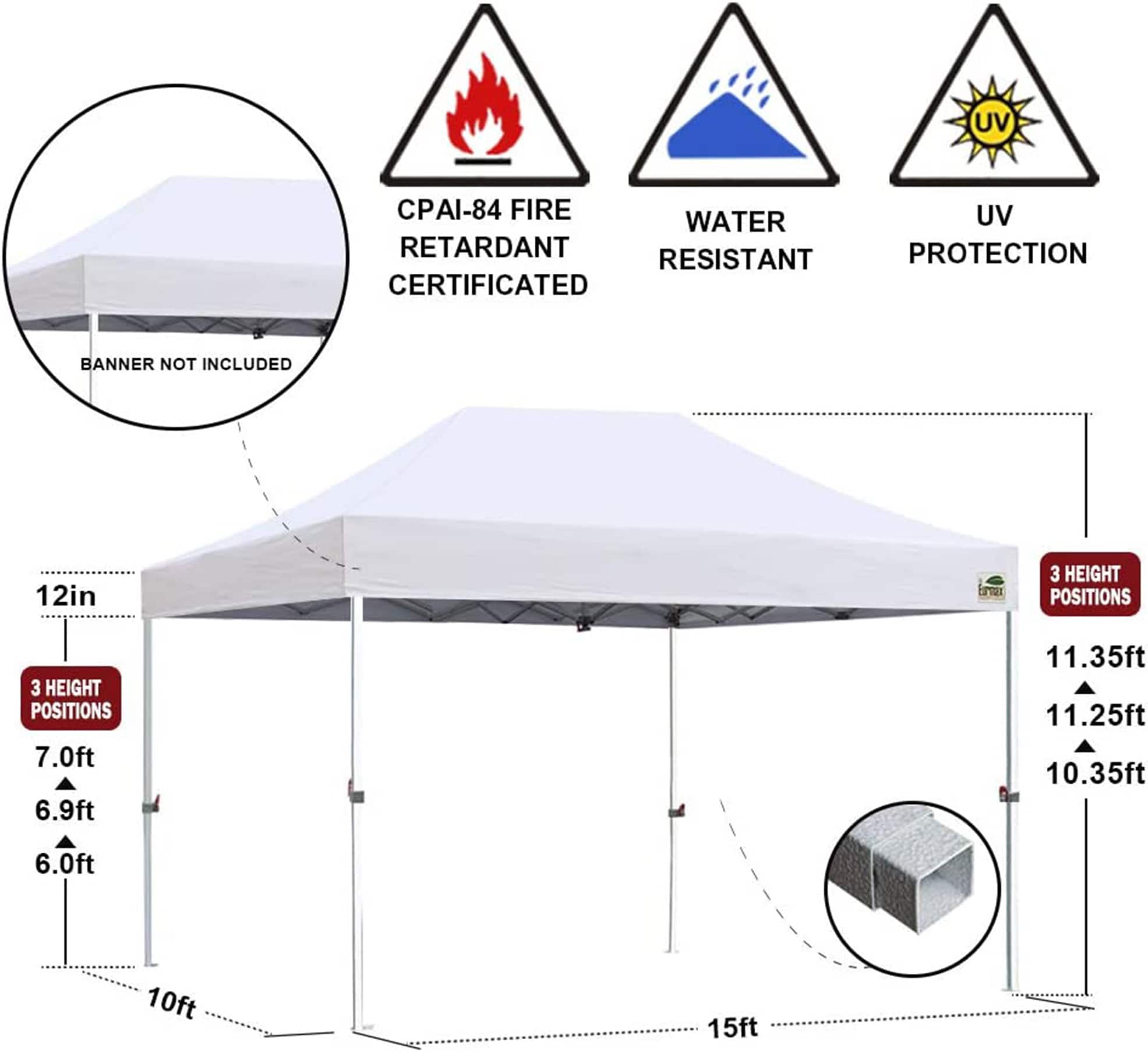 Eurmax STD 1015 SB Canopies-Sl - View #2