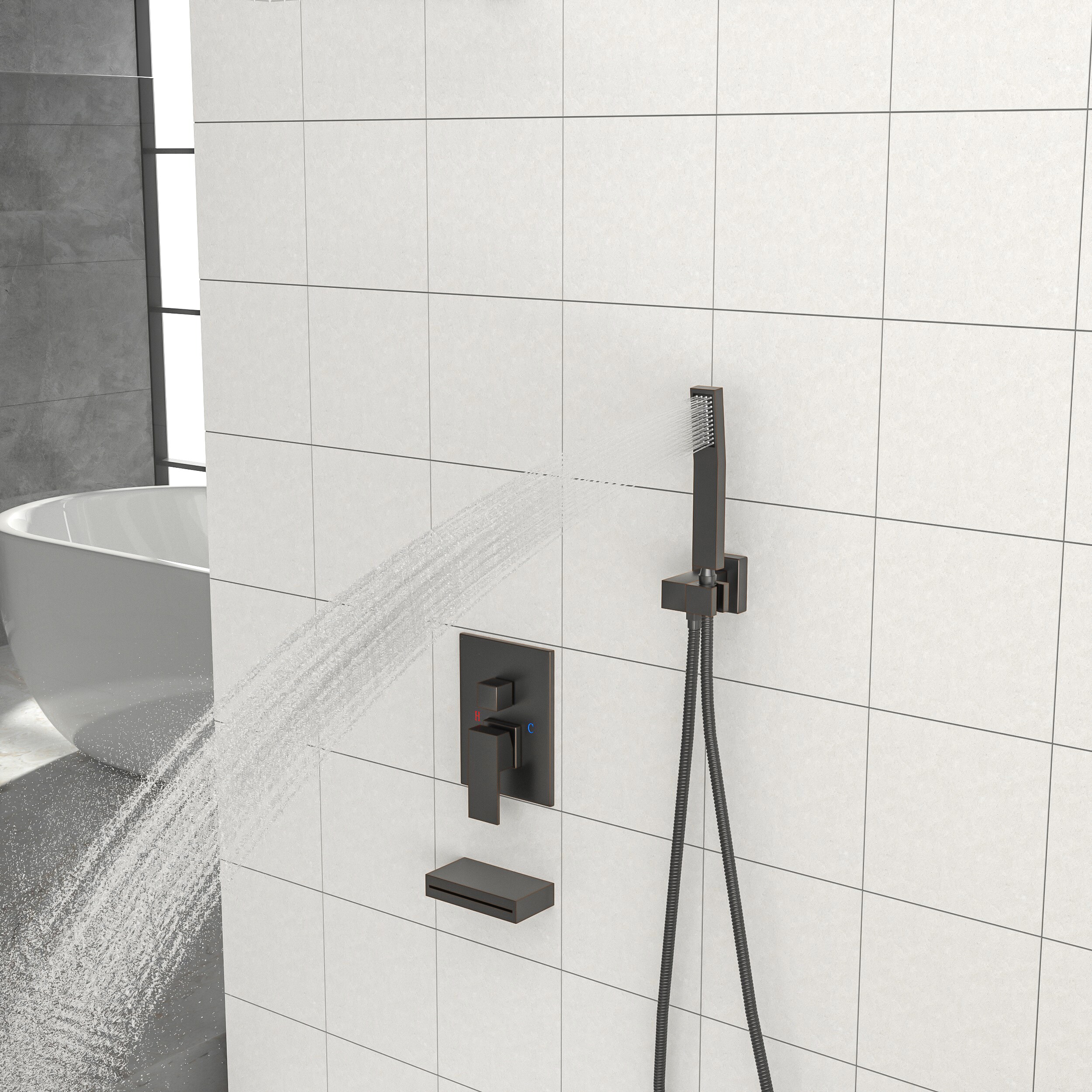 Vanityfus VFH-SLF16013-ORB Showerhead-Bar-Panels - View #8