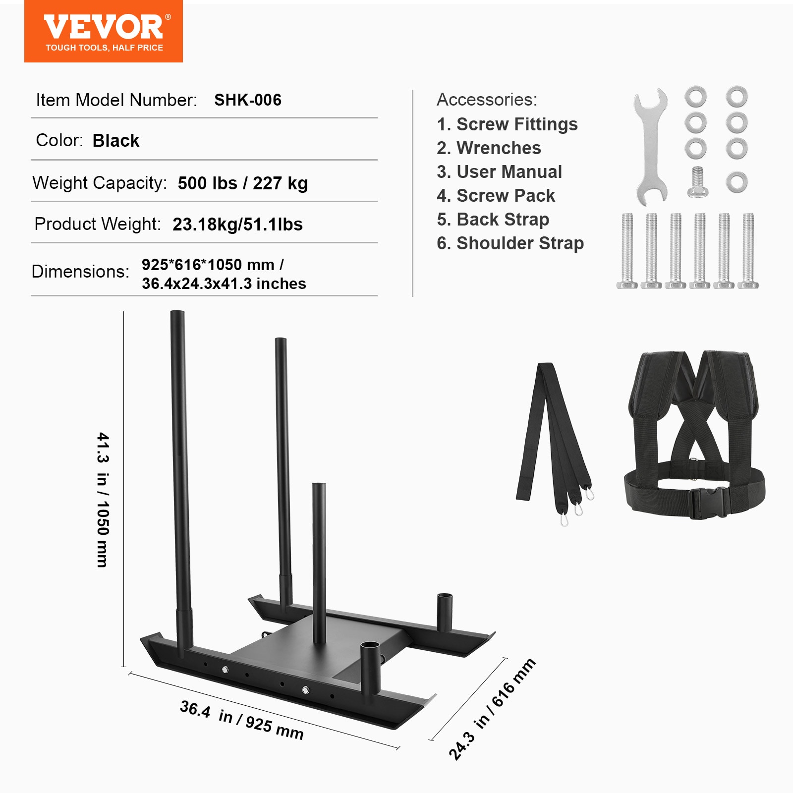 VEVOR SZXQ12YCTXSX2I7UKV0 Barbells-Weight-Bars-Plates - View #8