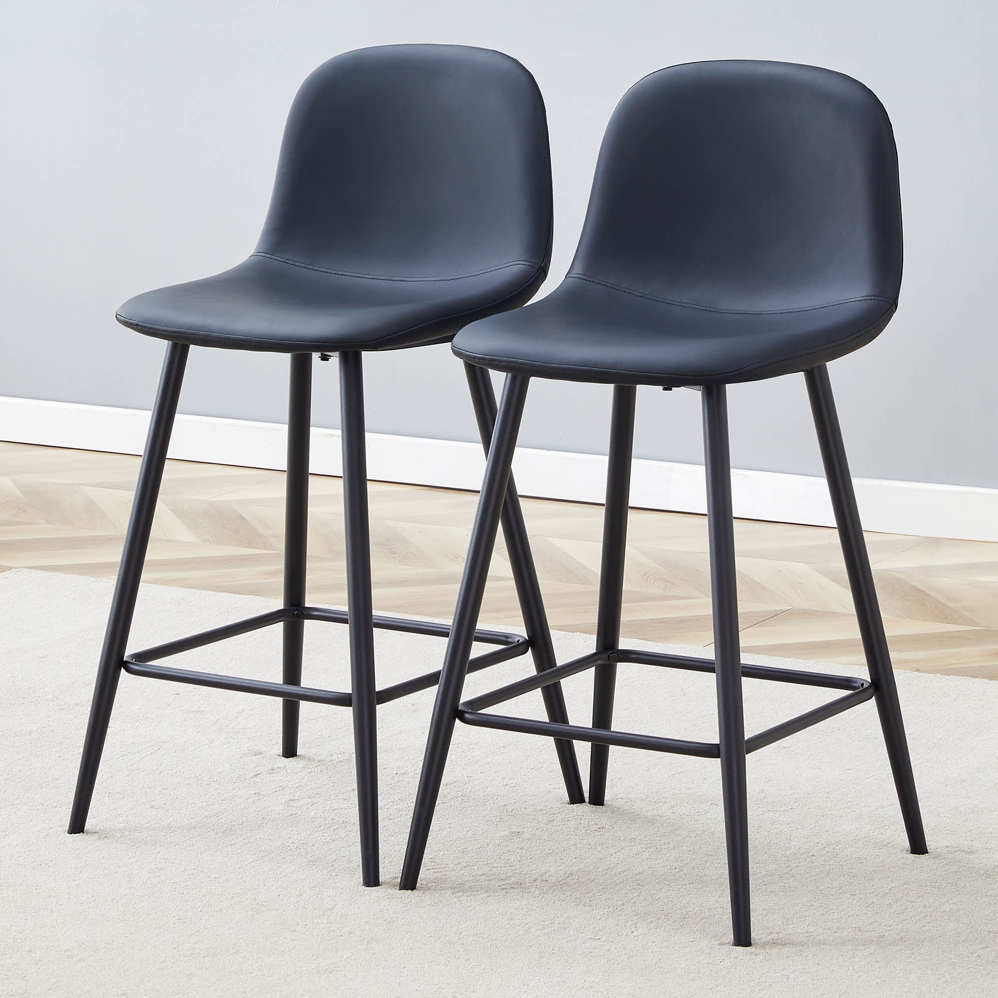 Vynxaria LEXY0137-DJCY-2BLA Dining-Chairs - View #2