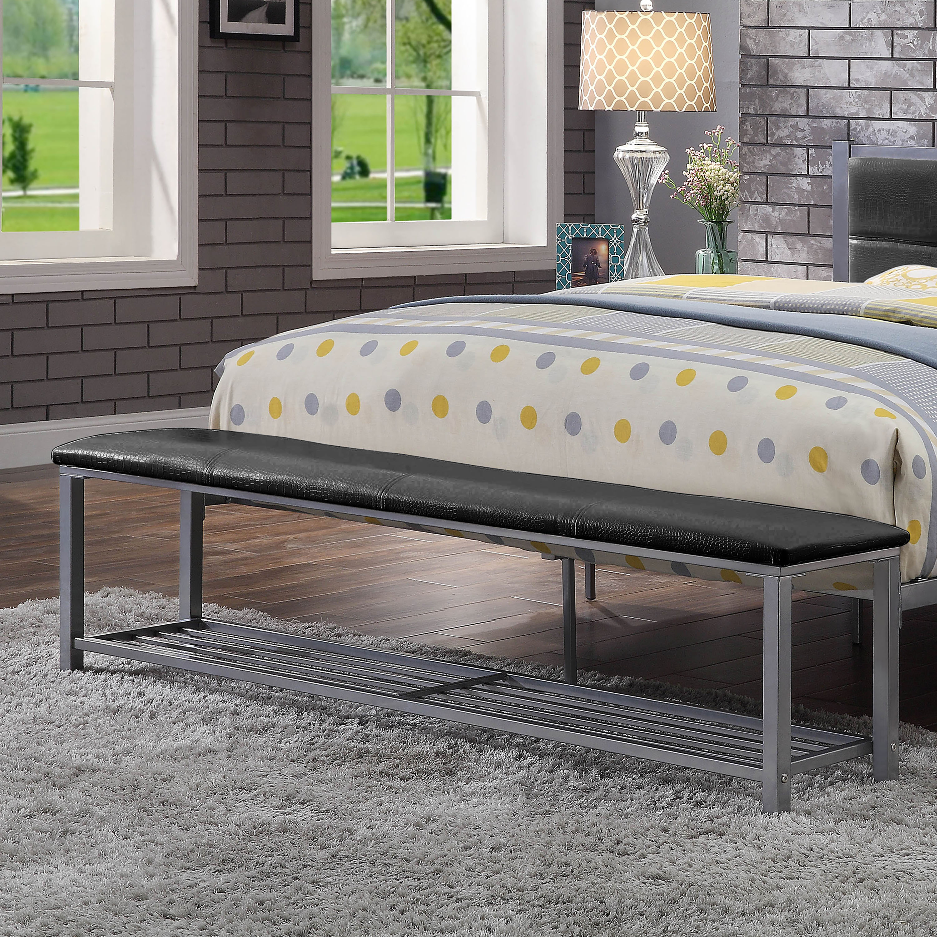 Furniture of America IDF-7076BK-Q beds - View #7