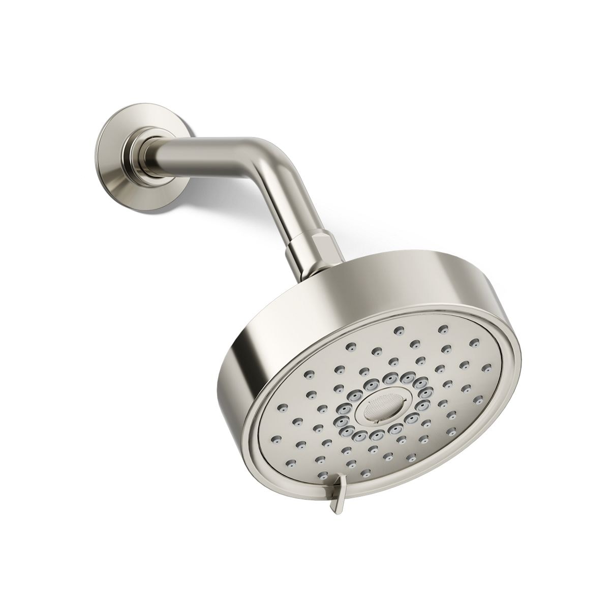 KOHLER K-22170-SN Purist 3.0 -Spray Vibrant Polished Nickel 5.5-in Round Fixed Shower Head 2.5 GPM
