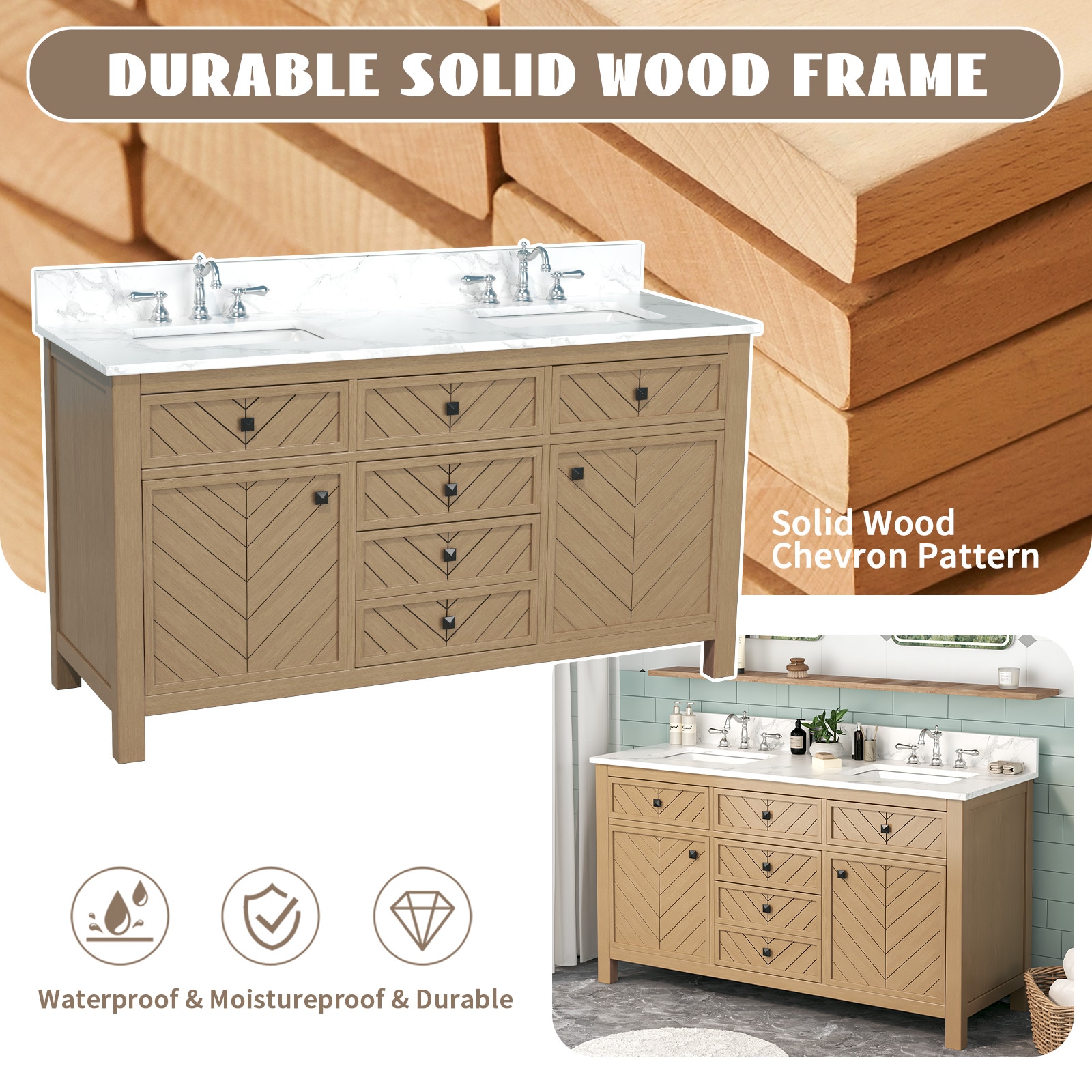 VOUA SAF-MEWEYS-YE Bath-Vanity-Combo - View #7