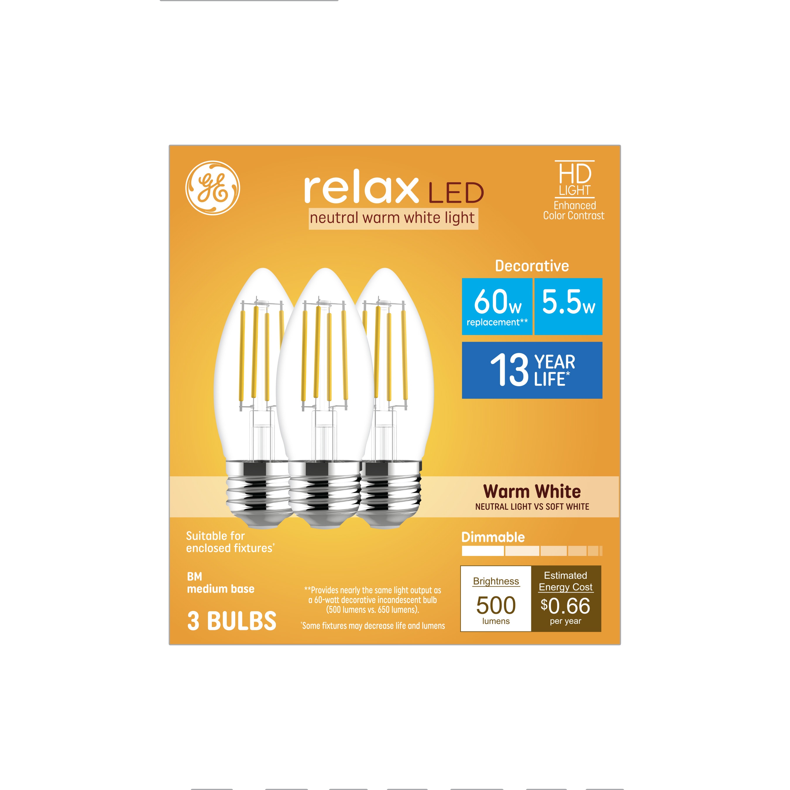 GE 93130851 Dec-Led-Light-Bulbs - View #4