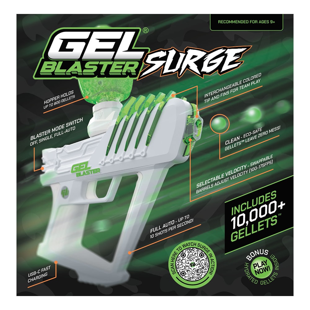Gel Blaster Foam Blaster Toy Gun with Semi- and Fully-Automatic