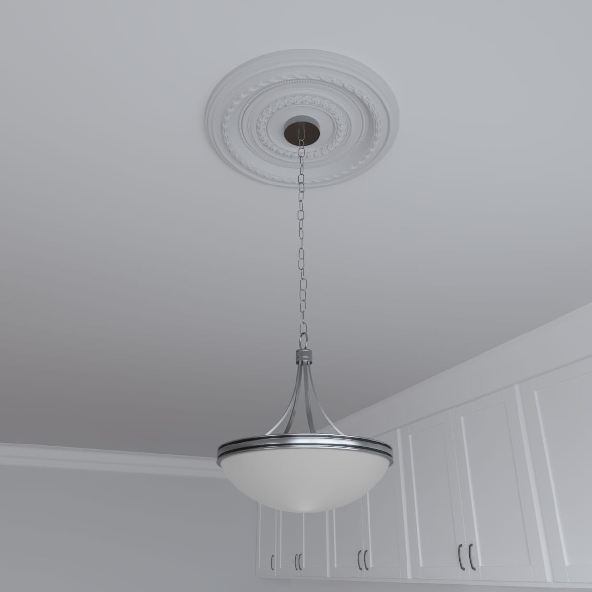Ekena Millwork CMP19COGBW Ceiling-Medallions - View #8