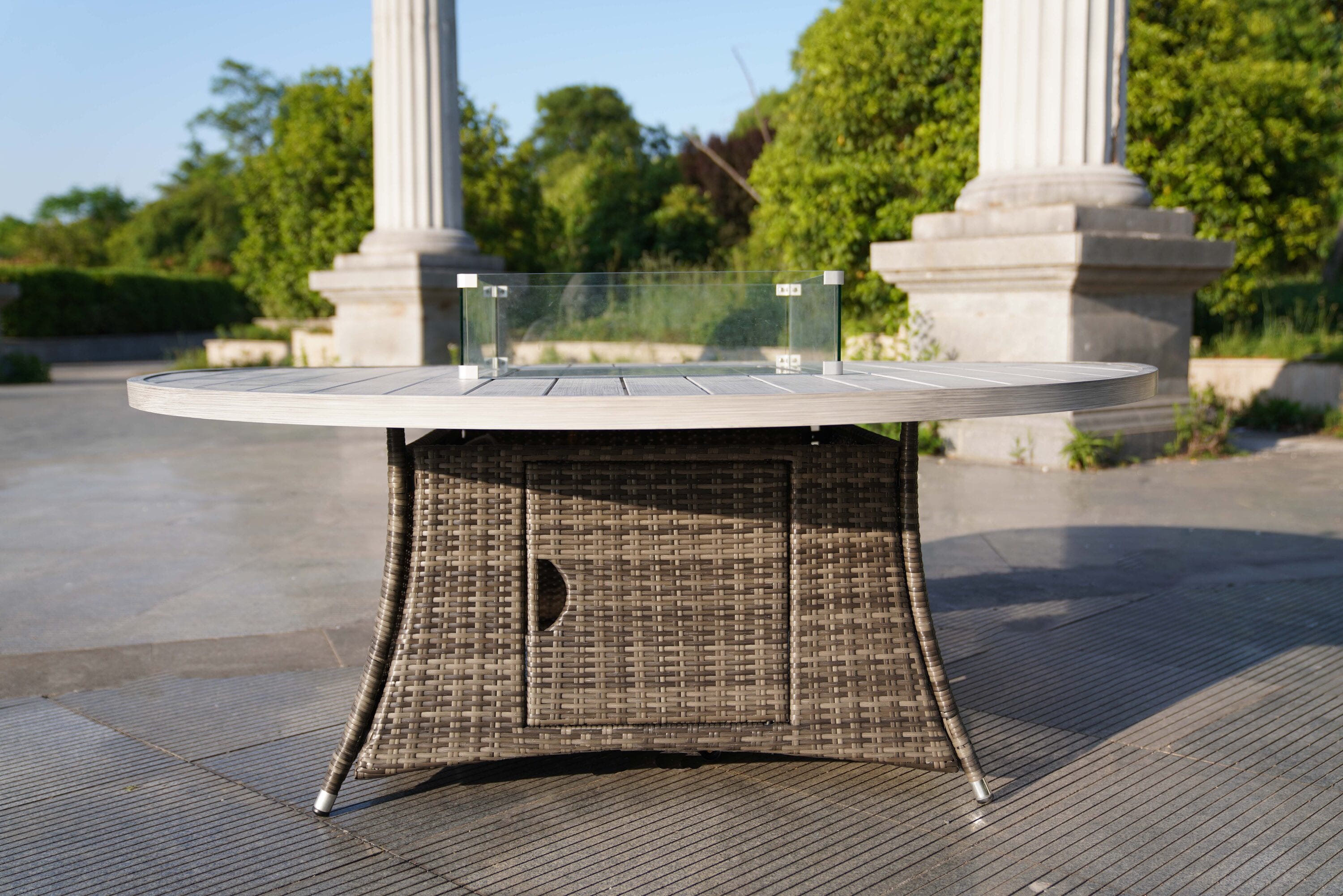 Direct Wicker DWG-1108A-GR-T Outdoor-Gas-Firepits - View #5