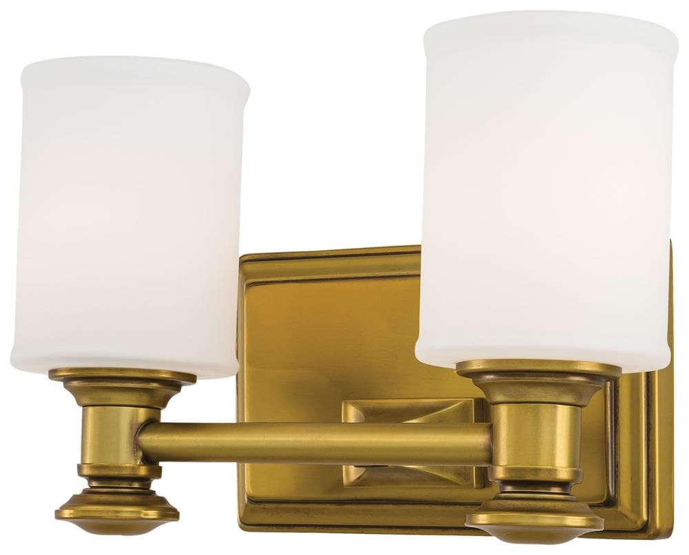 Minka Lavery 5172-249 Harbour Point 11.25-in 2 -Light Gloss Gold Modern/contemporary Vanity light bar