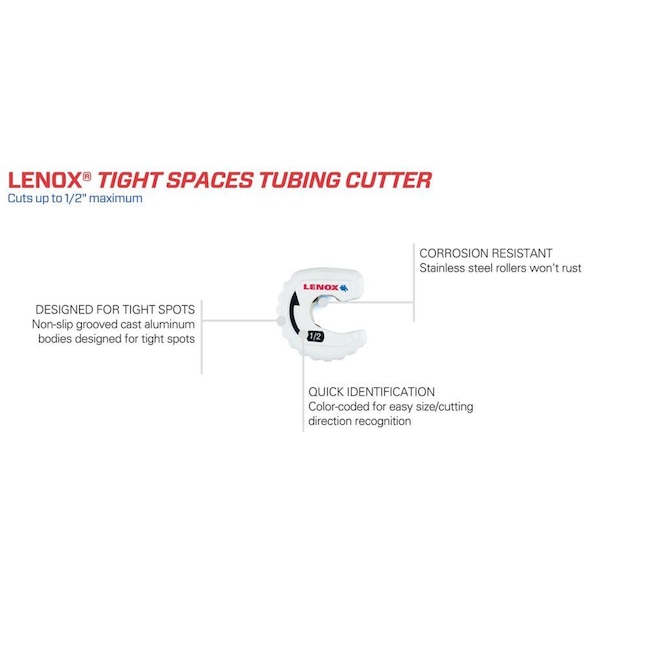 LENOX 1/2-in Copper Tube Cutter LENOX 1/2-in Copper Tube Cutter