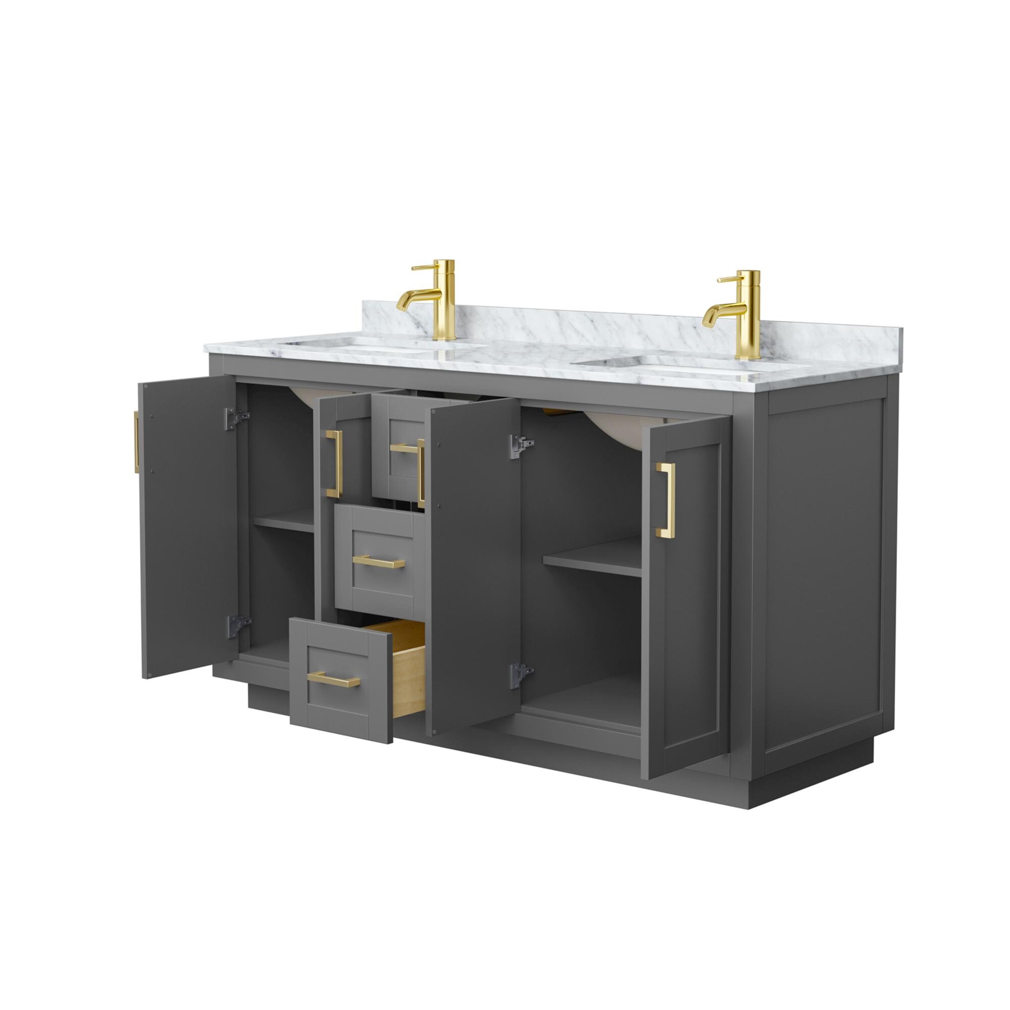 Wyndham Collection WCF292960DGGCMUNSMXX Bath-Vanity-Combo - View #3